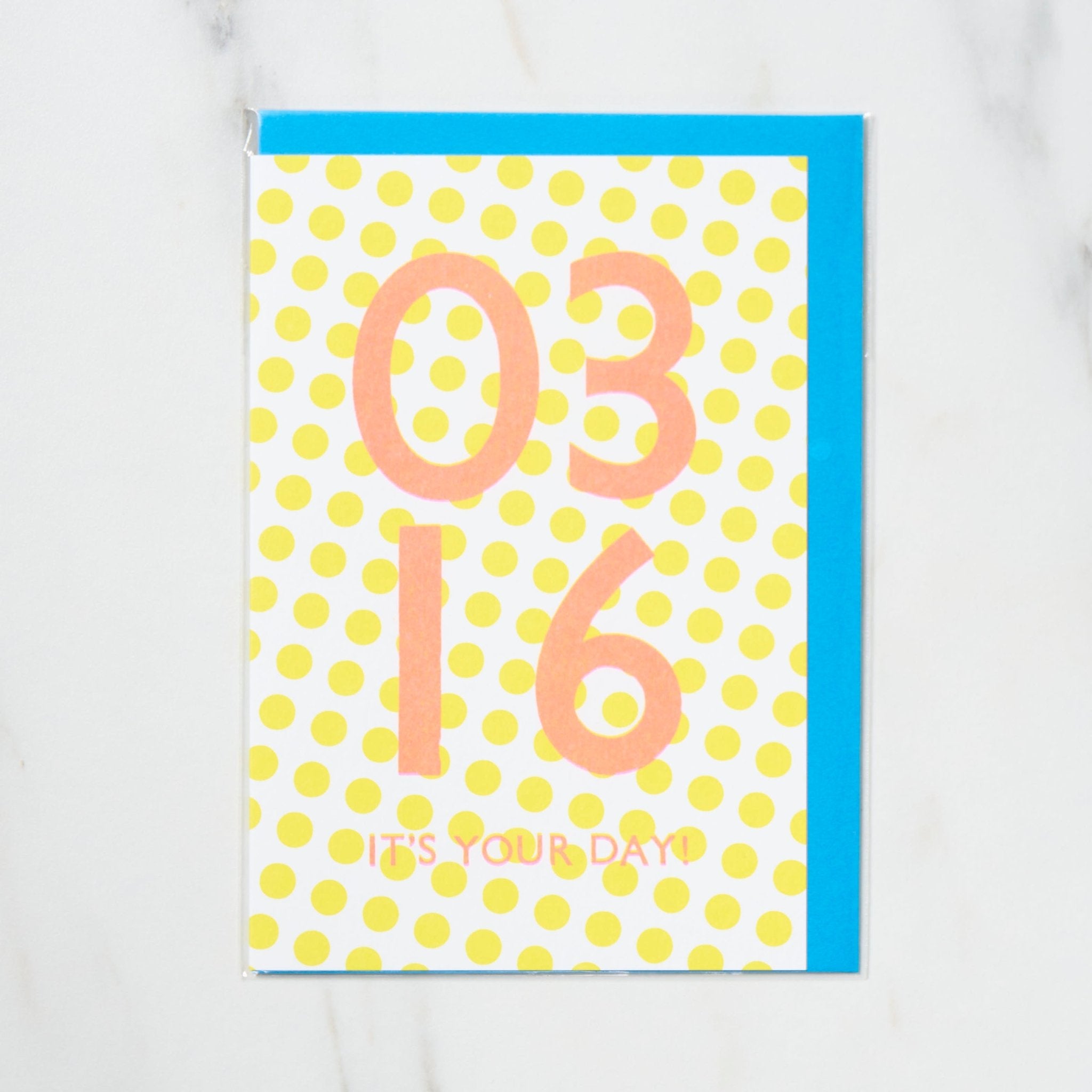 365 Find Your Day Card - March Edition | Premium Letterpress Greeting Cards for Birthdays, Anniversaries & Special Occasions