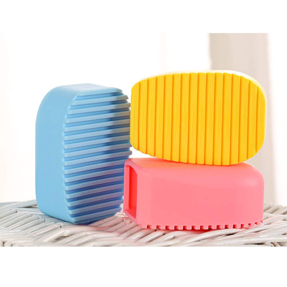 Stain Remover Scrub Brush for Clothes - Heavy Duty Washing Brush & Washboard Cleaner - Perfect for Laundry, Delicates, and Household Cleaning
