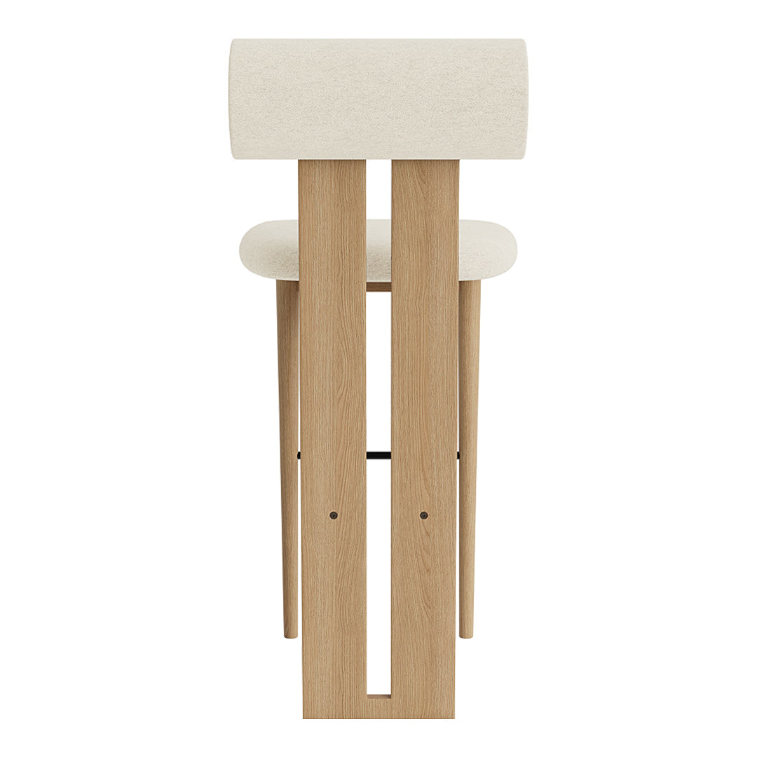 Sturdy Wooden Hippo Counter Chair for Kids - Adjustable Height Bar Stool with Backrest - Perfect for Kitchen Islands, Breakfast Bars & Playrooms