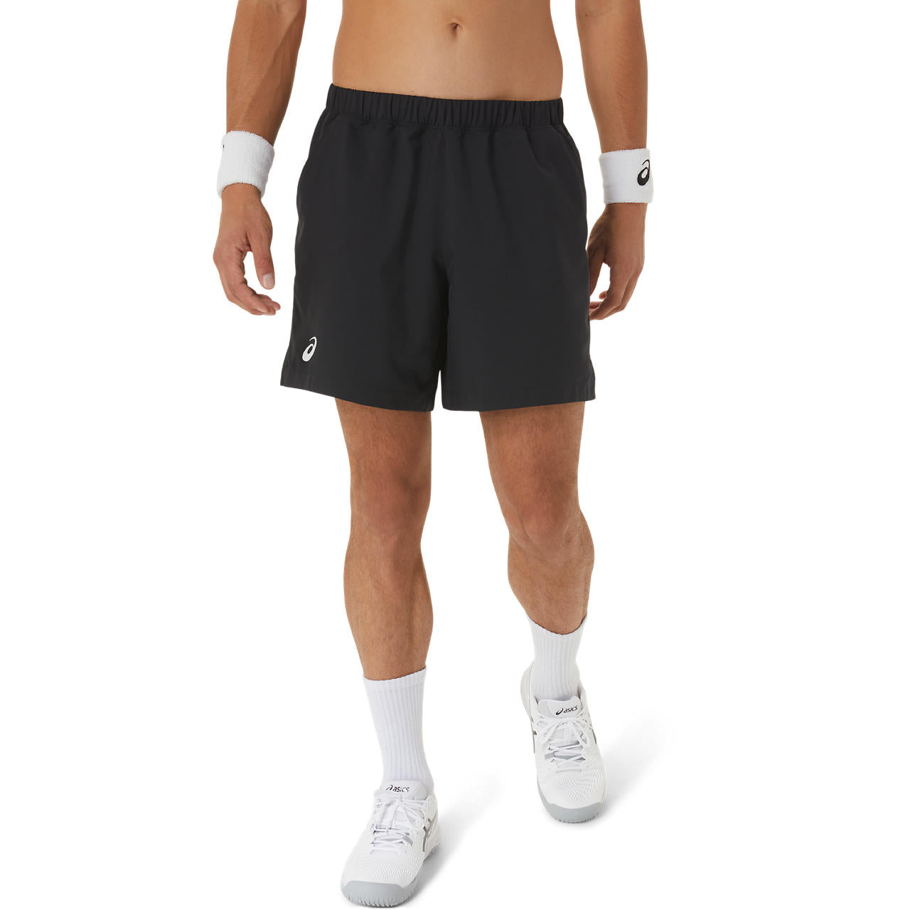 ASICS Men's Court Short 7 Inch Running Basketball Tennis Workout Athletic Shorts - Black - Perfect for Gym, Training & Casual Wear