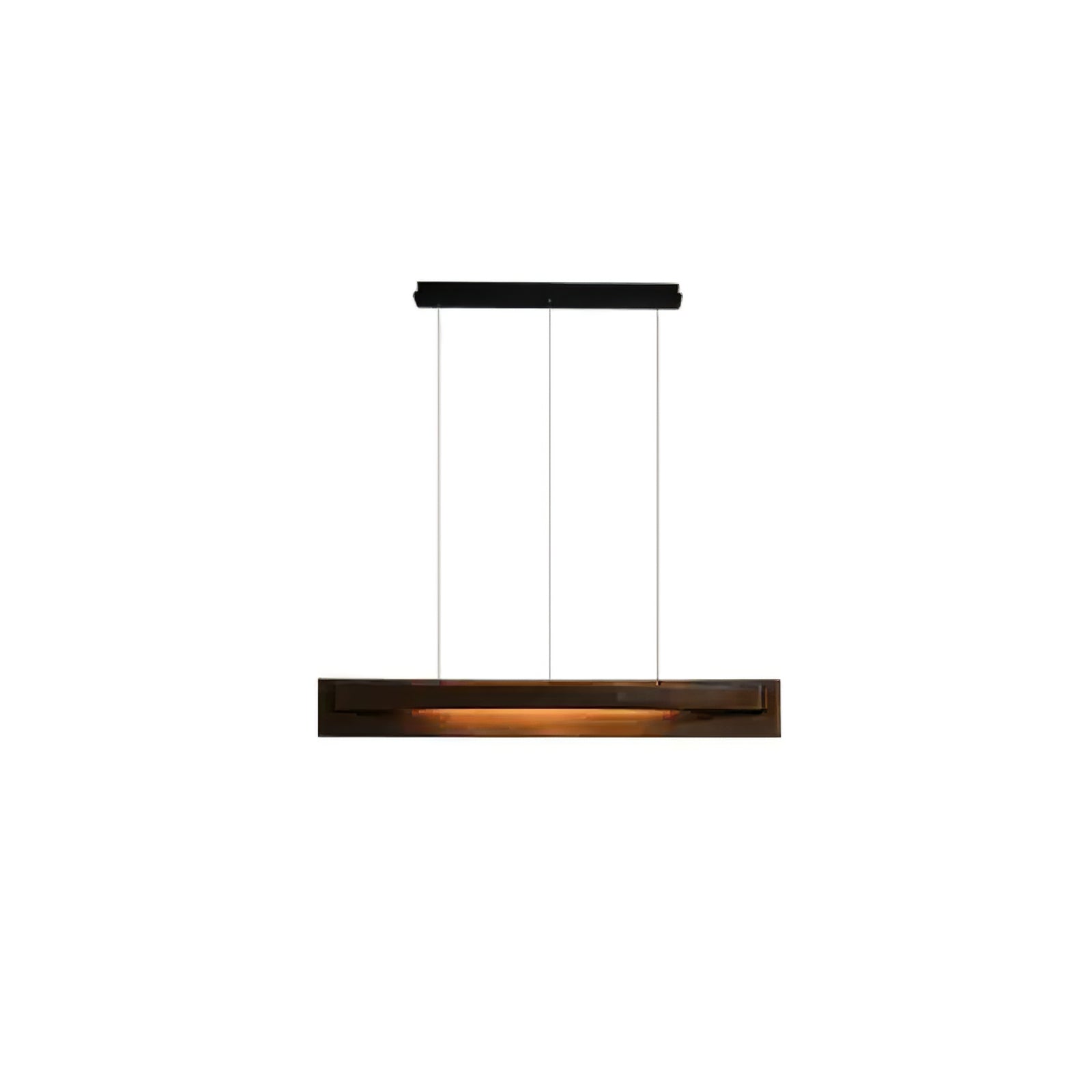 Lucien Modern Linear Pendant Light - Sleek Minimalist Hanging Lamp for Kitchen Island, Dining Room, or Living Room Lighting
