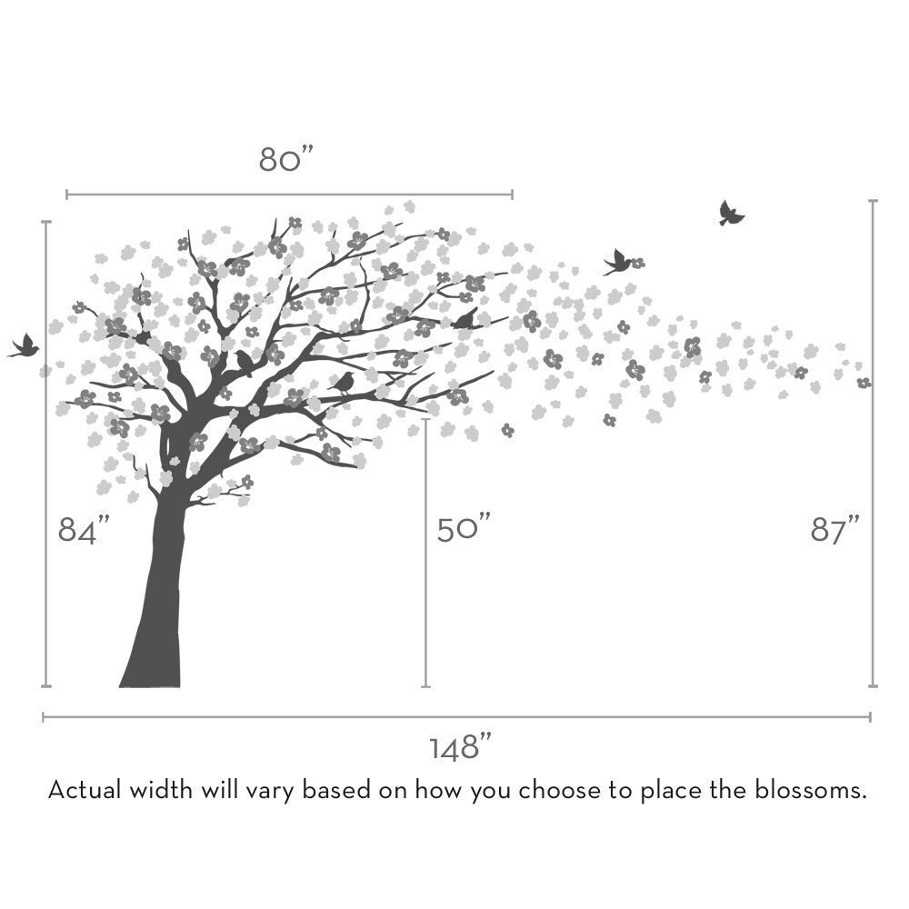Elegant Brown Cherry Blossom Tree - Home & Office Decoration, Wedding Centerpiece, Spring Themed Party Decor