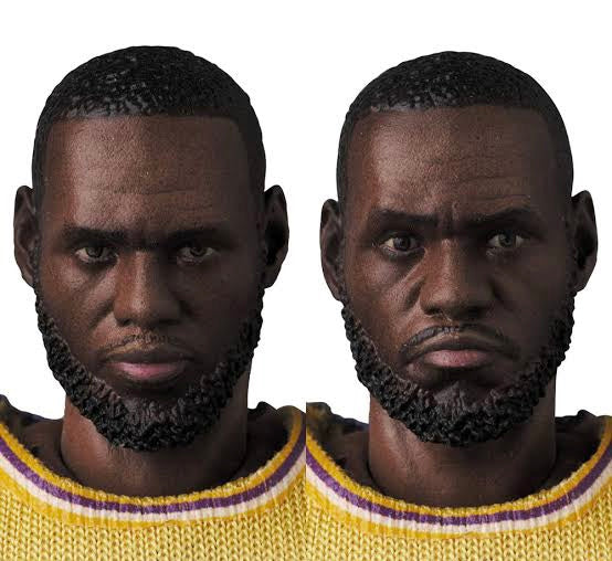 MAFEX LeBron James Los Angeles Lakers NBA Action Figure - Collectible Basketball Player Toy for Fans & Gift for Sports Enthusiasts - Perfect for Display, Play & NBA Memorabilia Collection