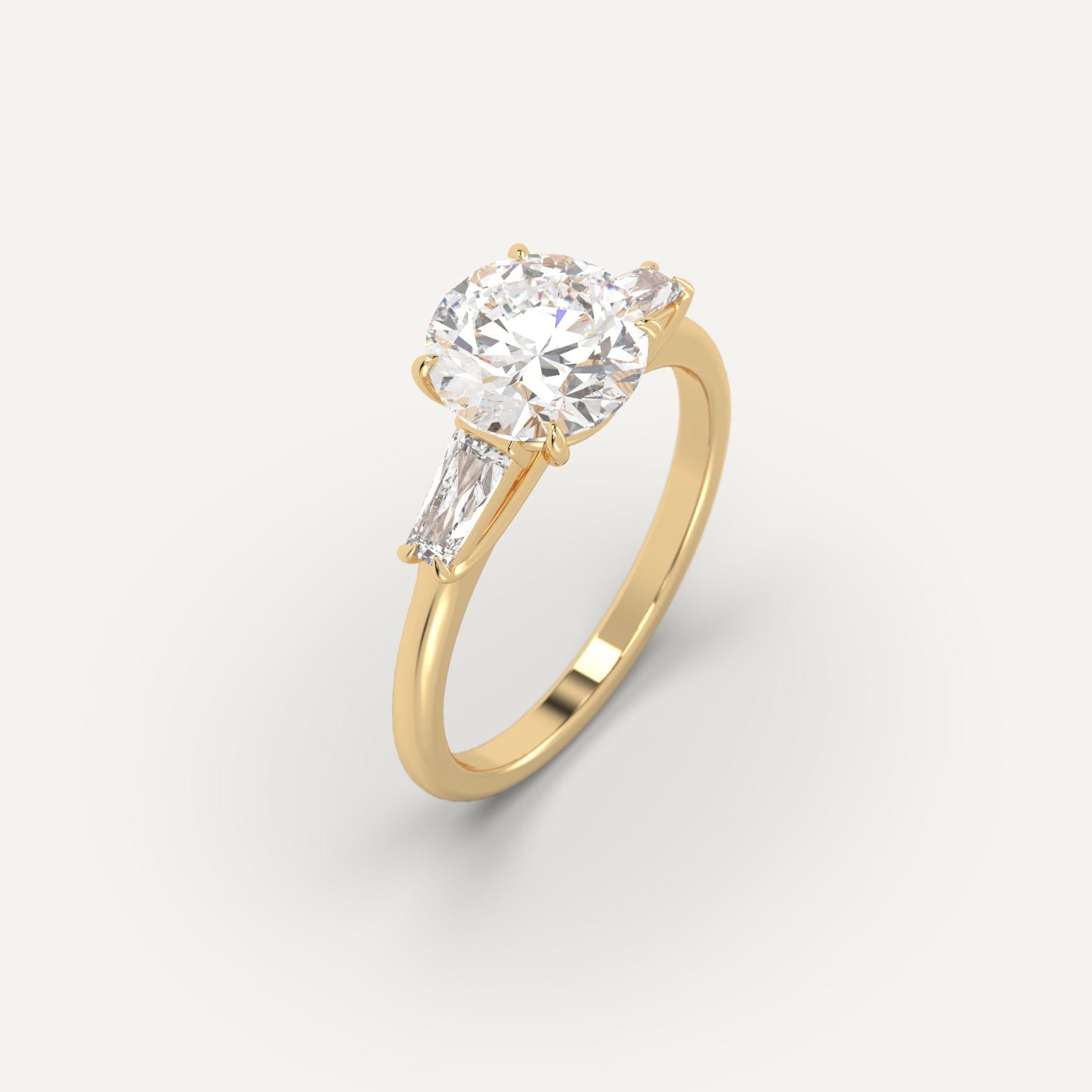 2 Carat Round Cut Diamond Ring - 14K White Gold Solitaire Engagement Ring for Women | Perfect for Proposals, Anniversaries & Special Occasions