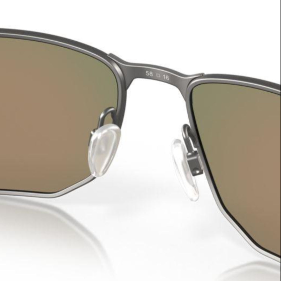 Oakley Ejector Matte Gunmetal/Prizm Ruby Sunglasses 0OO4142 414202 - Polarized Sports & Driving Shades for Men & Women
