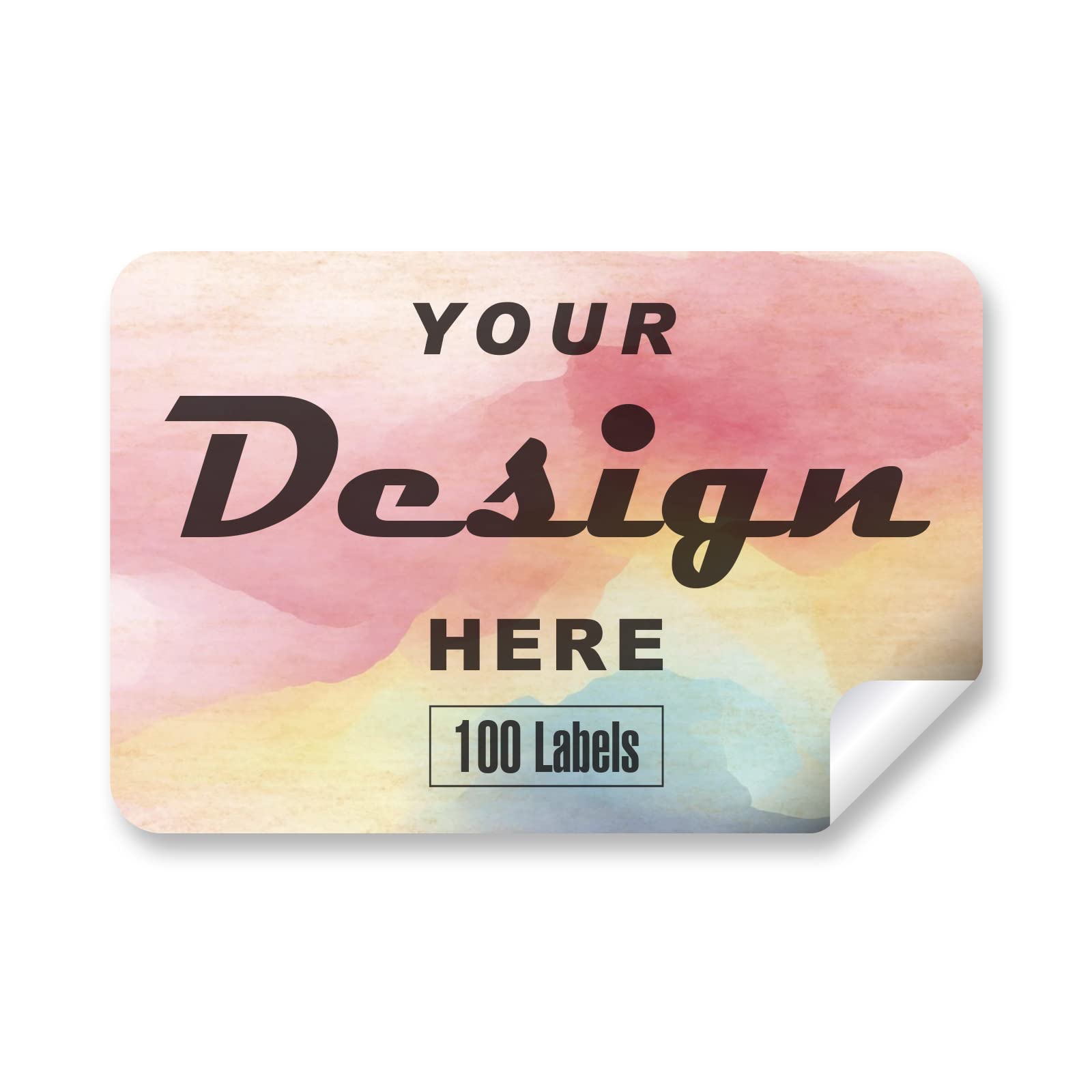 Custom Stickers Personalized Labels - DIY Customized Stickers with Any Design, Image, Logo & Text - 100pcs 6