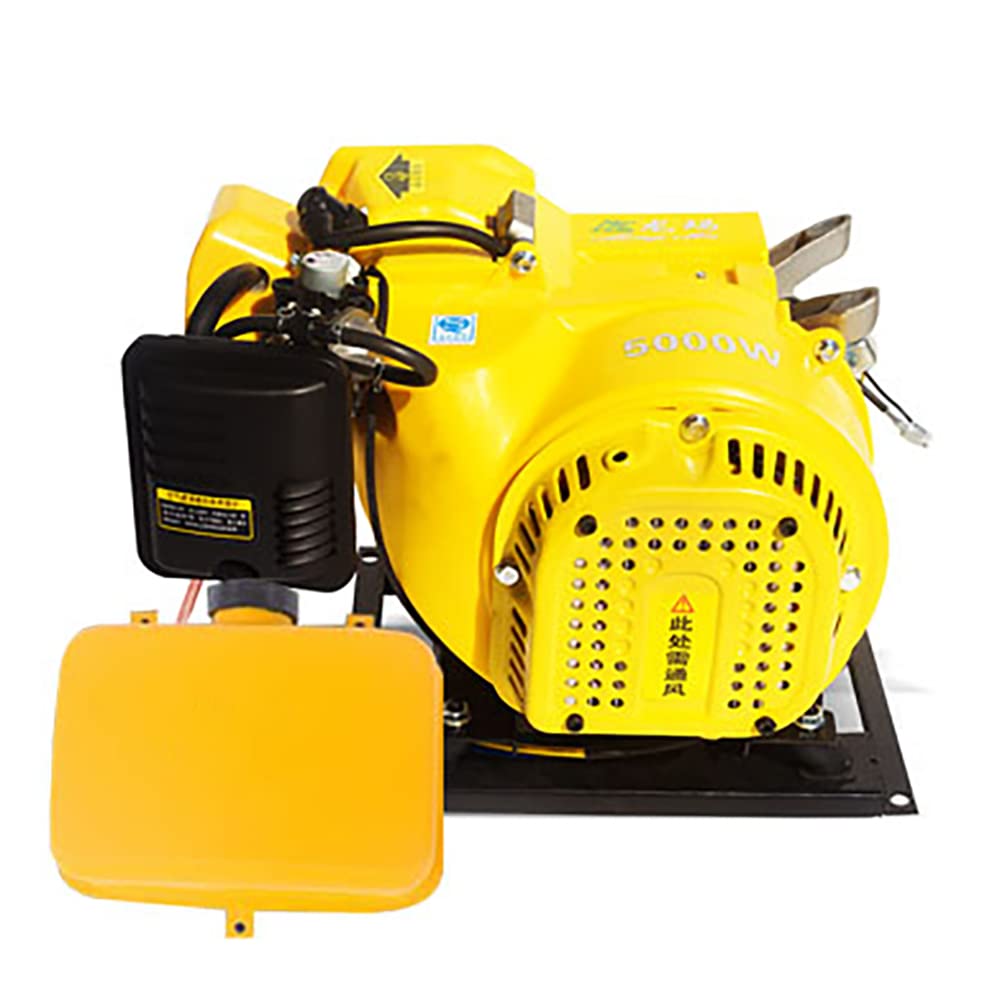 5KW Electric Vehicle Range Extender Generator - Gasoline Powered with Electric Start & Auto Frequency Conversion for 60V Electric Tricycles (Split Tank) - Perfect for Long-Distance Rides & Emergency Power Backup