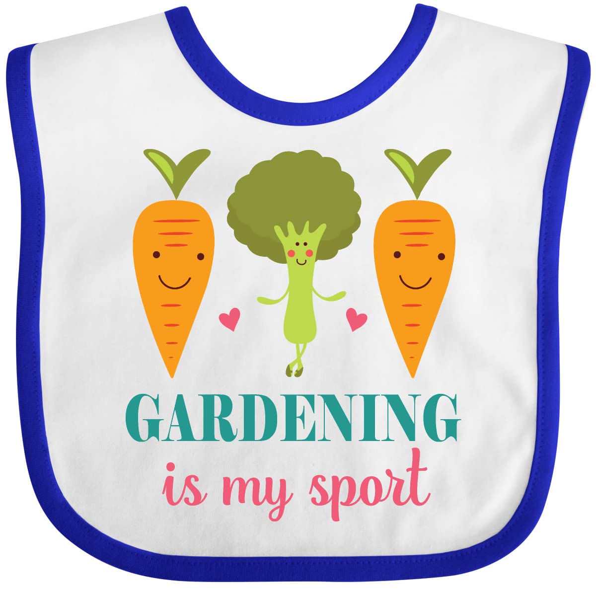 Inktastic Gardening Is My Sport Baby Bib - Cute Gardener Bib for Infants & Toddlers - Perfect for Feeding, Mealtime & Outdoor Activities