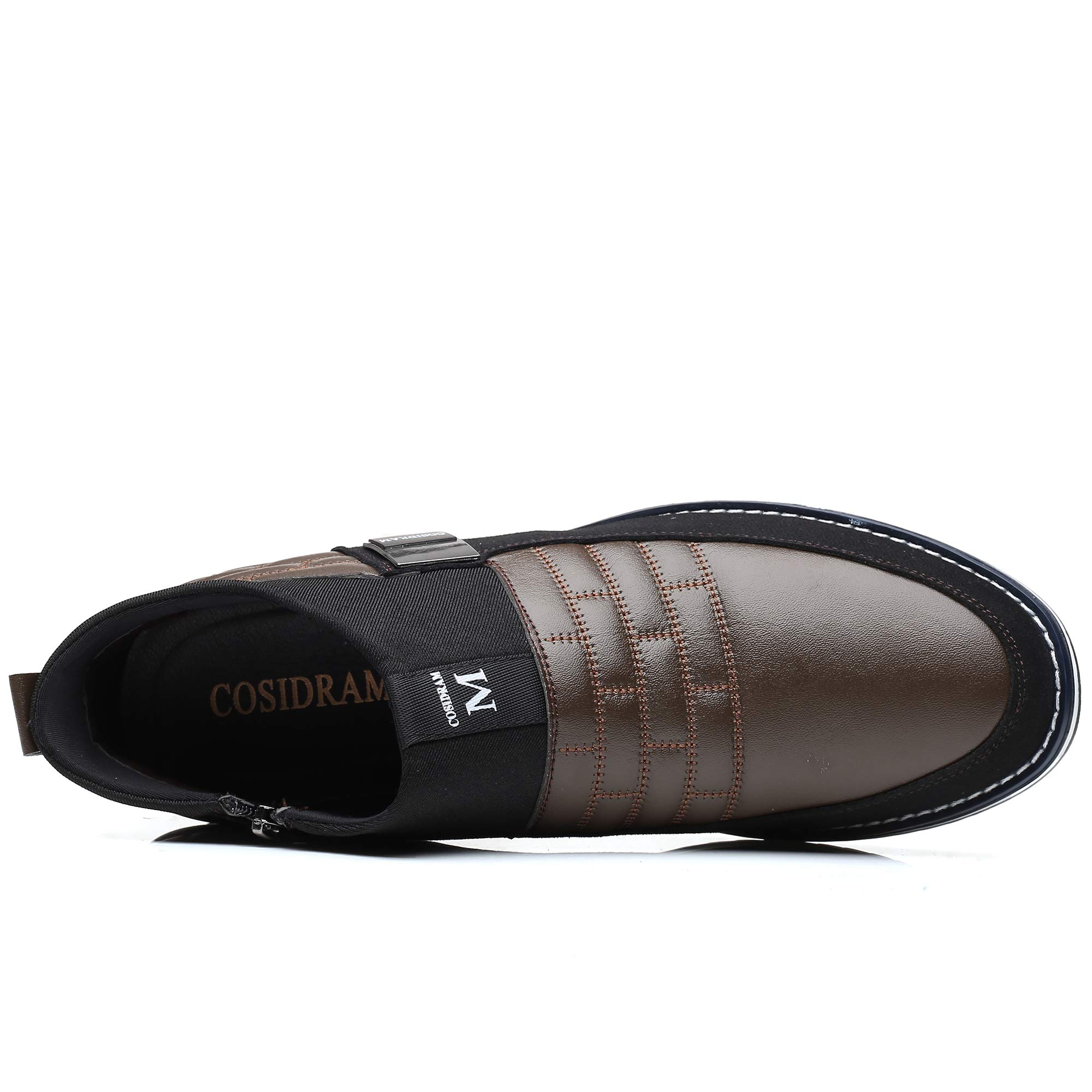 COSIDRAM Men's High-Top Loafers - Comfortable Walking Sneakers & Casual Boots for Men | Perfect for Daily Wear, Office, and Outdoor Activities