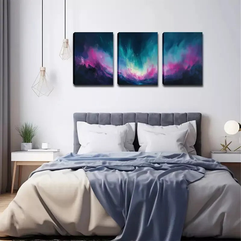 3-Piece 'Color Of The Vast Sky' Wall Art Set - 40x60cm Framed Canvas Prints | High Quality 100% Australian Made | Ready to Hang | Perfect for Living Room, Bedroom & Office Decor