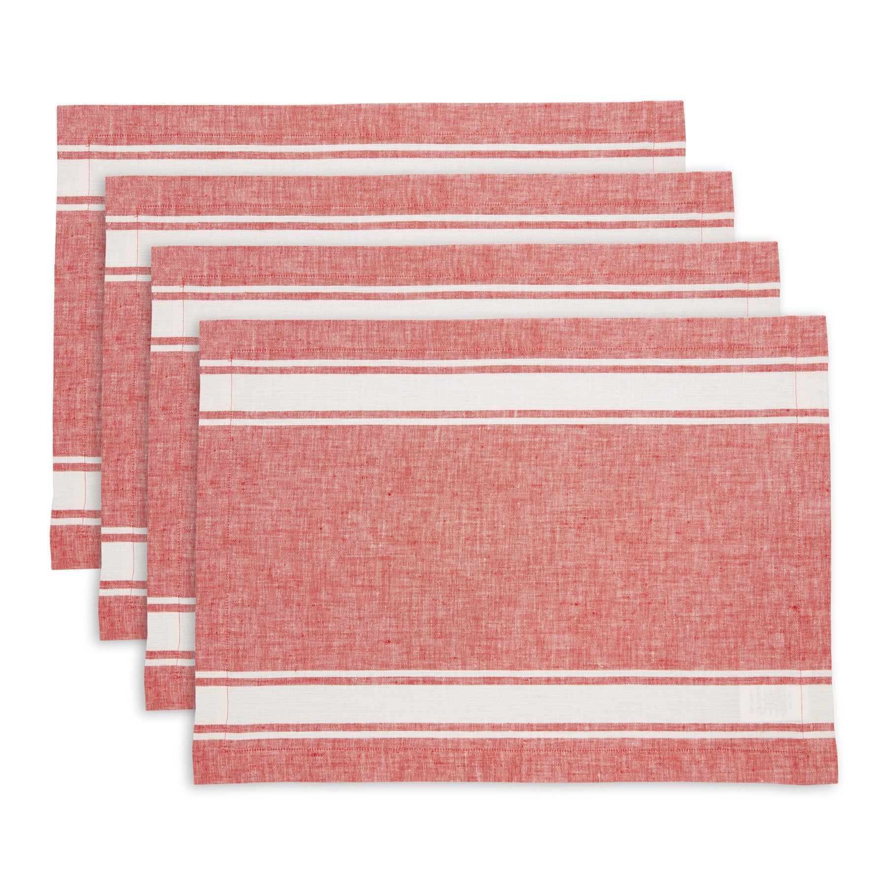 White and Natural Farmhouse Stripe