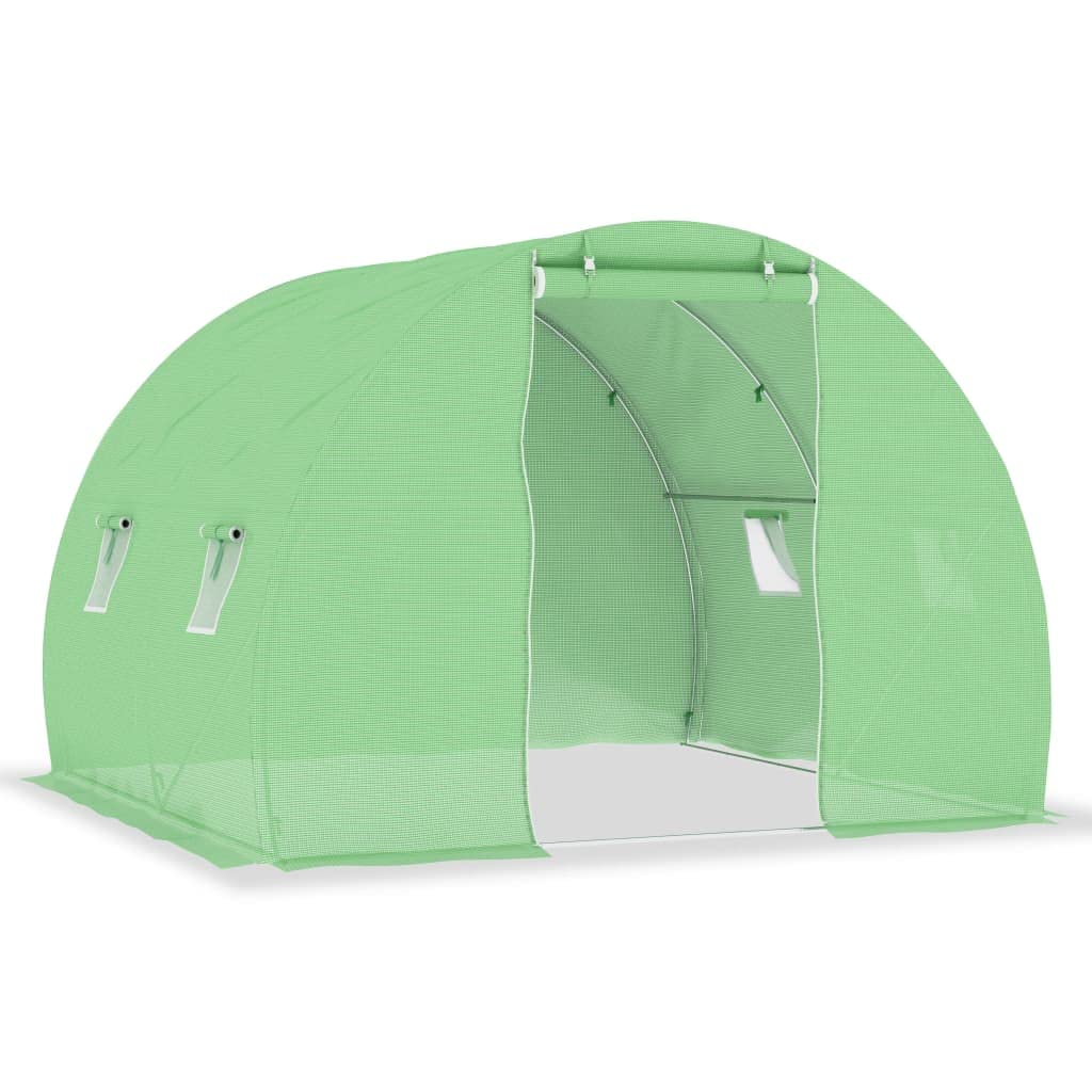 SKM Greenhouse 64.6 sq ft 9.8x6.6x6.6 ft Walk-in Plant House for Backyard Gardening & Outdoor Plant Protection