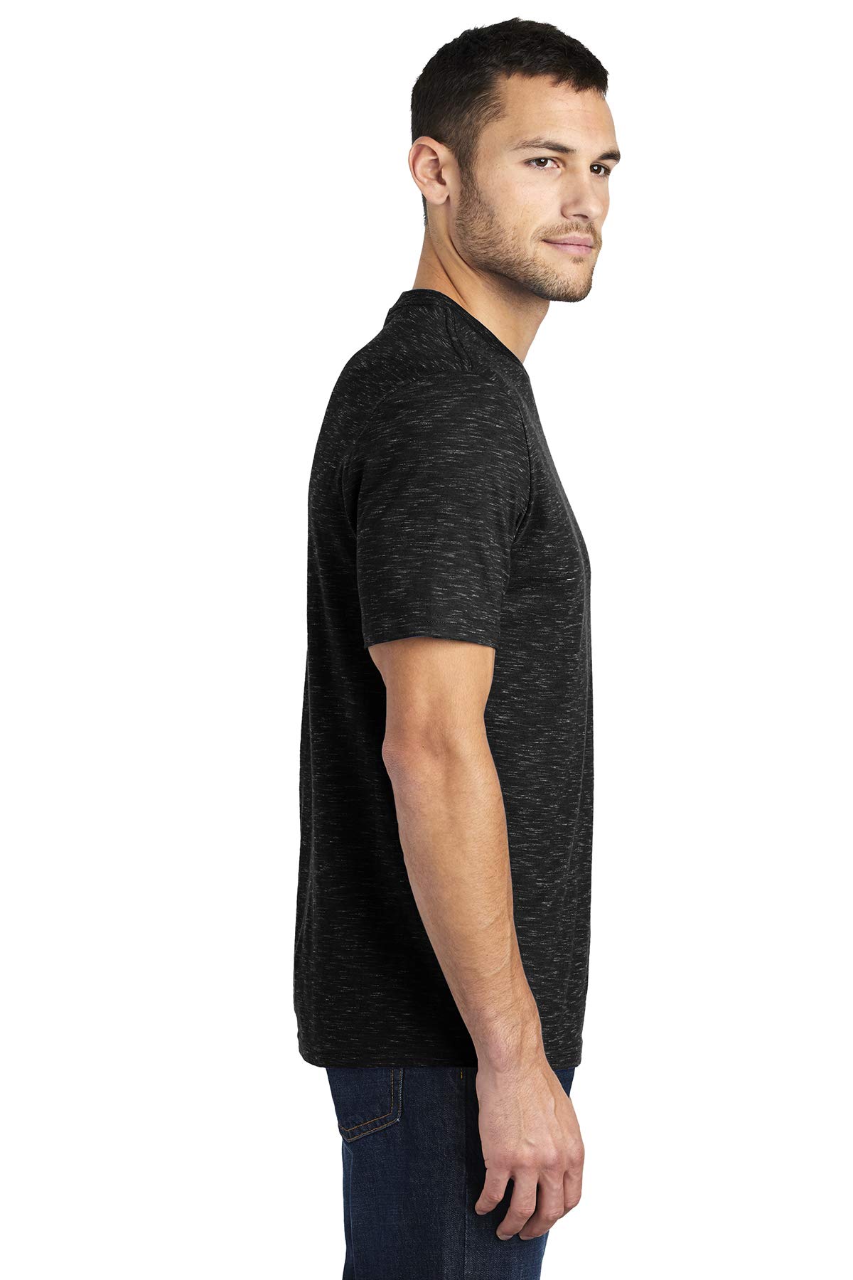District Men's Medal Tear-Away Label T-Shirts - Comfortable Casual Tees for Everyday Wear | Gym, Workout, Street Style Fashion