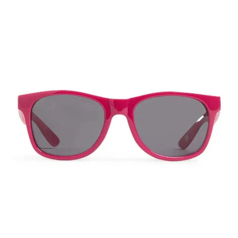 VANS Spicoli 4 Shades Sunglasses - Cherry Red Retro Style UV Protection - Perfect for Beach, Driving & Outdoor Activities