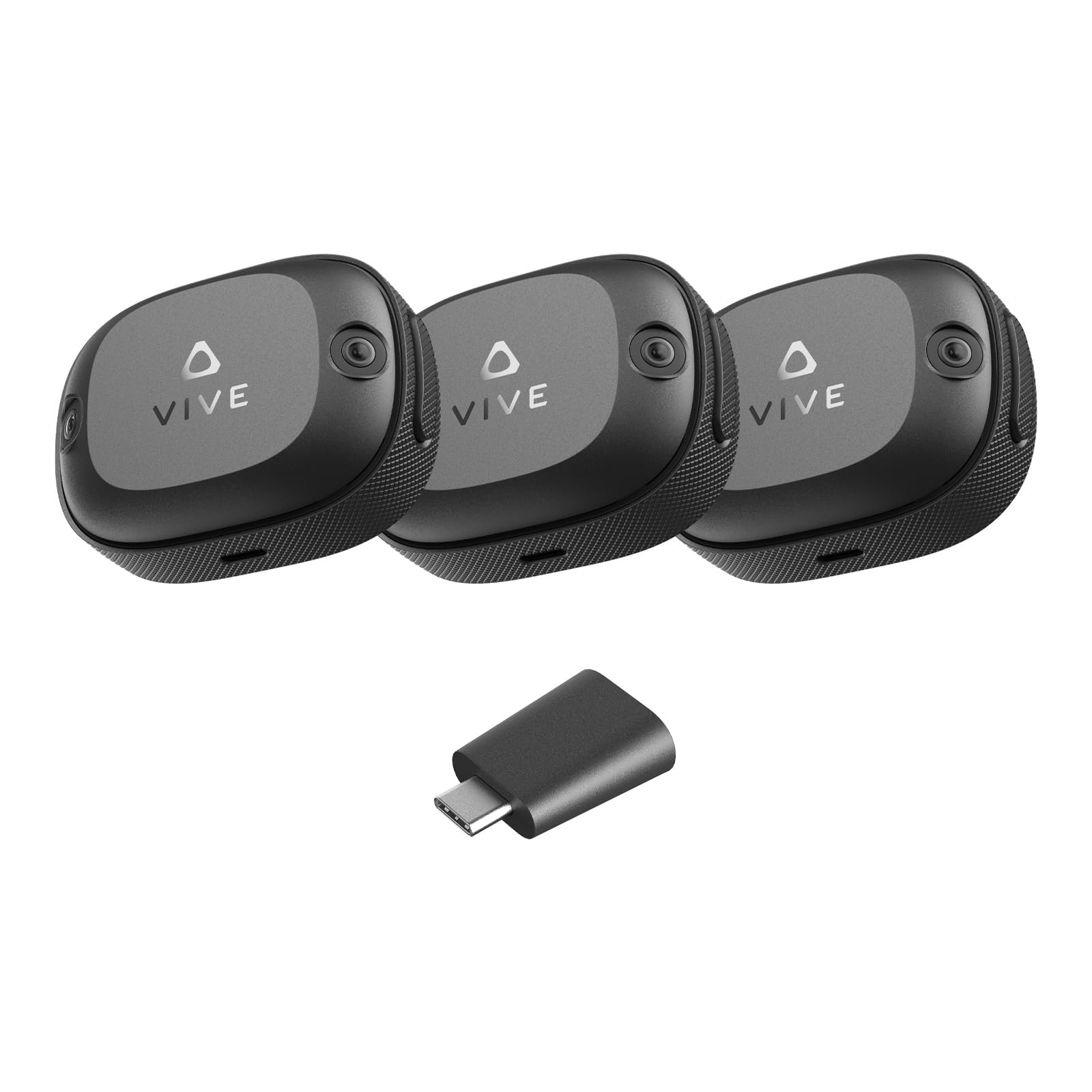 HTC Vive Ultimate Tracker 3 Pack with Dongle - Full Body Motion Tracking for VR - Works with SteamVR, Vive XR Elite & Meta Quest VR Headsets - Perfect for VR Gaming, Fitness & Social Experiences