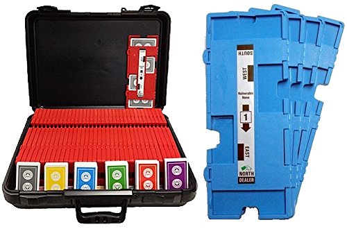 36 Imperial-Plus Duplicate Bridge Boards with 36 Decks ACBL Approved Playing Cards & Premium Carrying Case 6353 - Perfect for Tournament Play, Home Games & Travel
