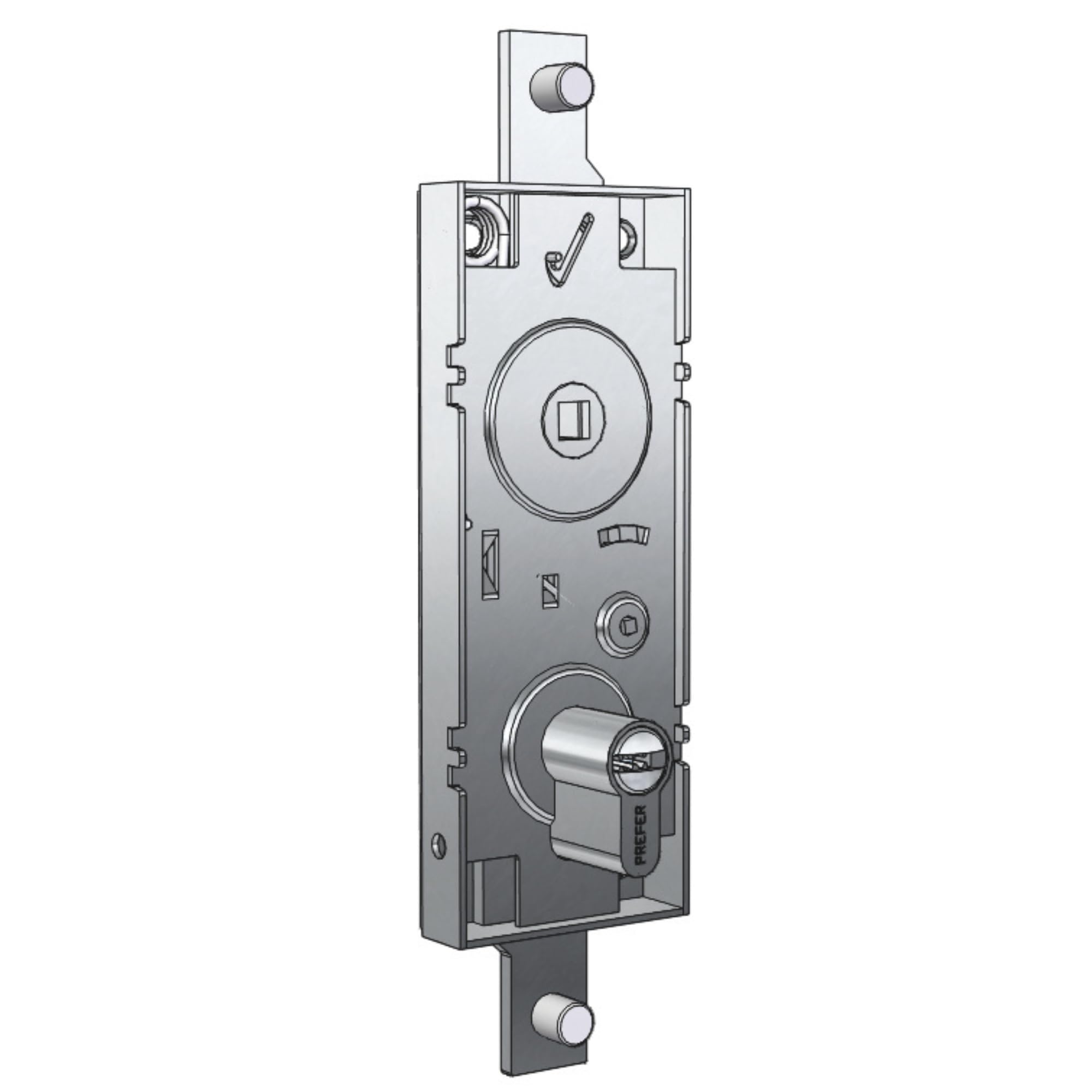 High Security Tilt & Garage Door Lock - 70mm European Profile Cylinder with Idle Handle & Punched Keys for Enhanced Home Protection | Ideal for Residential & Commercial Security