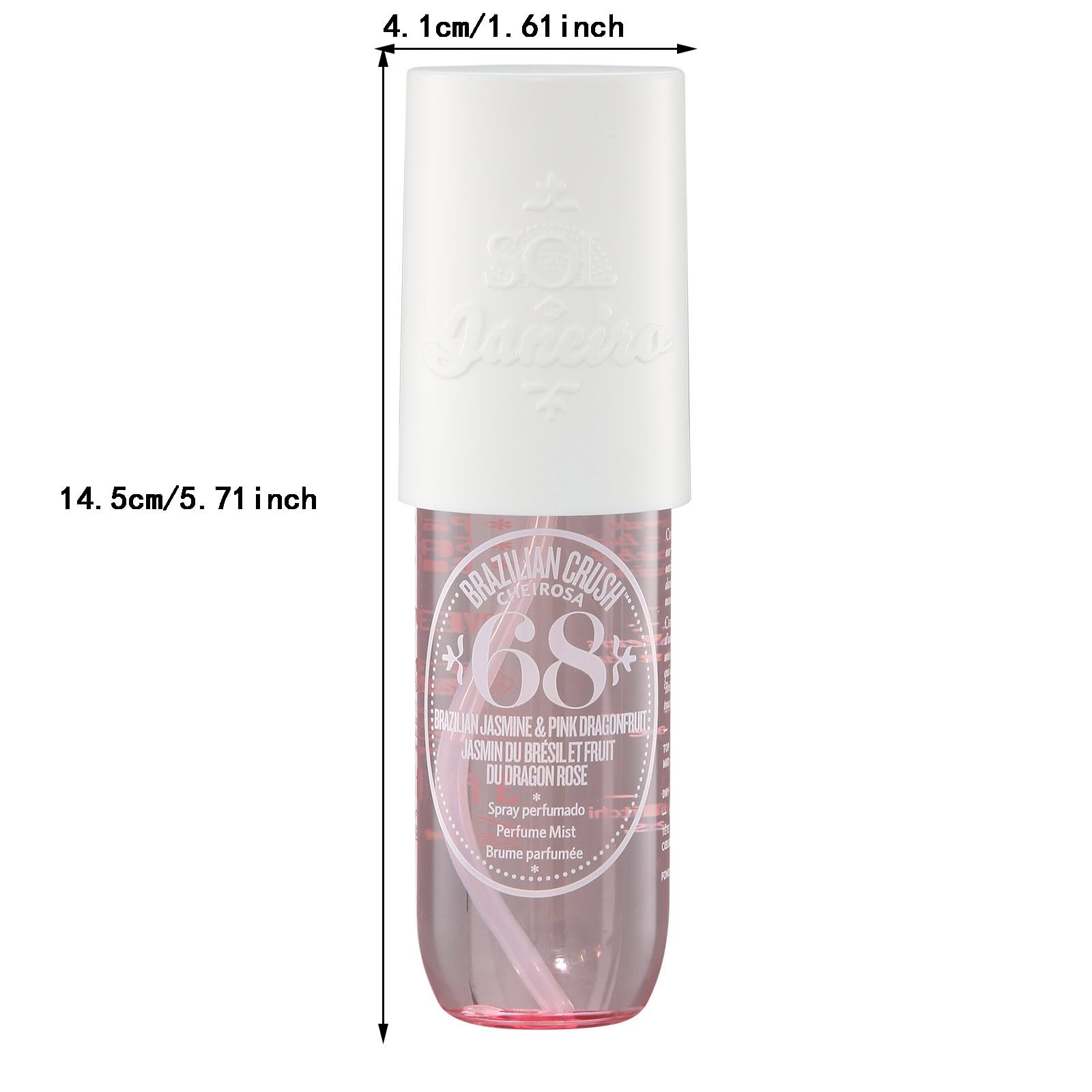 Brazilian Perfumed Body and Hair Mist for Women - Long Lasting Fragrance Spray, Eau de Toilette, Hair & Body Mist (#40) - Perfect for Daily Use, Work, Date Night & Special Occasions
