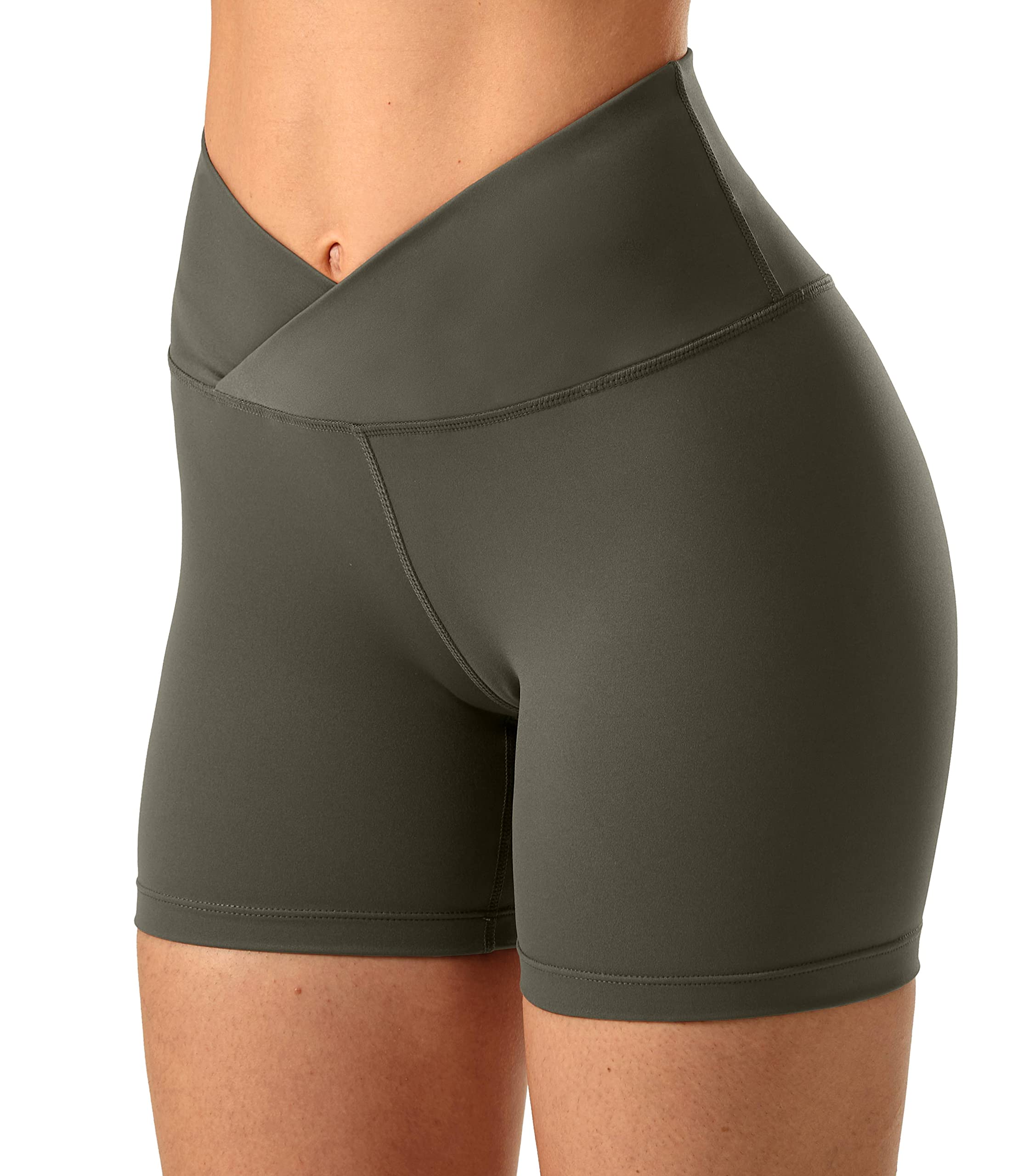 Soothfeel Women's High Waisted Biker Shorts with Hidden Pockets - 5