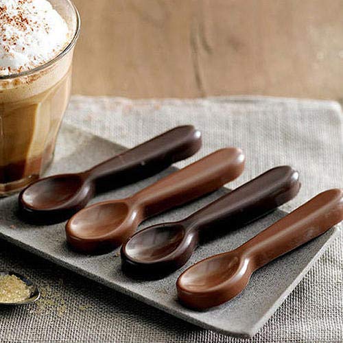 Palksky Silicone Hot Chocolate Spoon Molds - Candy Cane & Peppermint Shapes for DIY Hot Cocoa, Coffee & Desserts | Perfect for Holiday Gifts, Party Favors & Home Baking