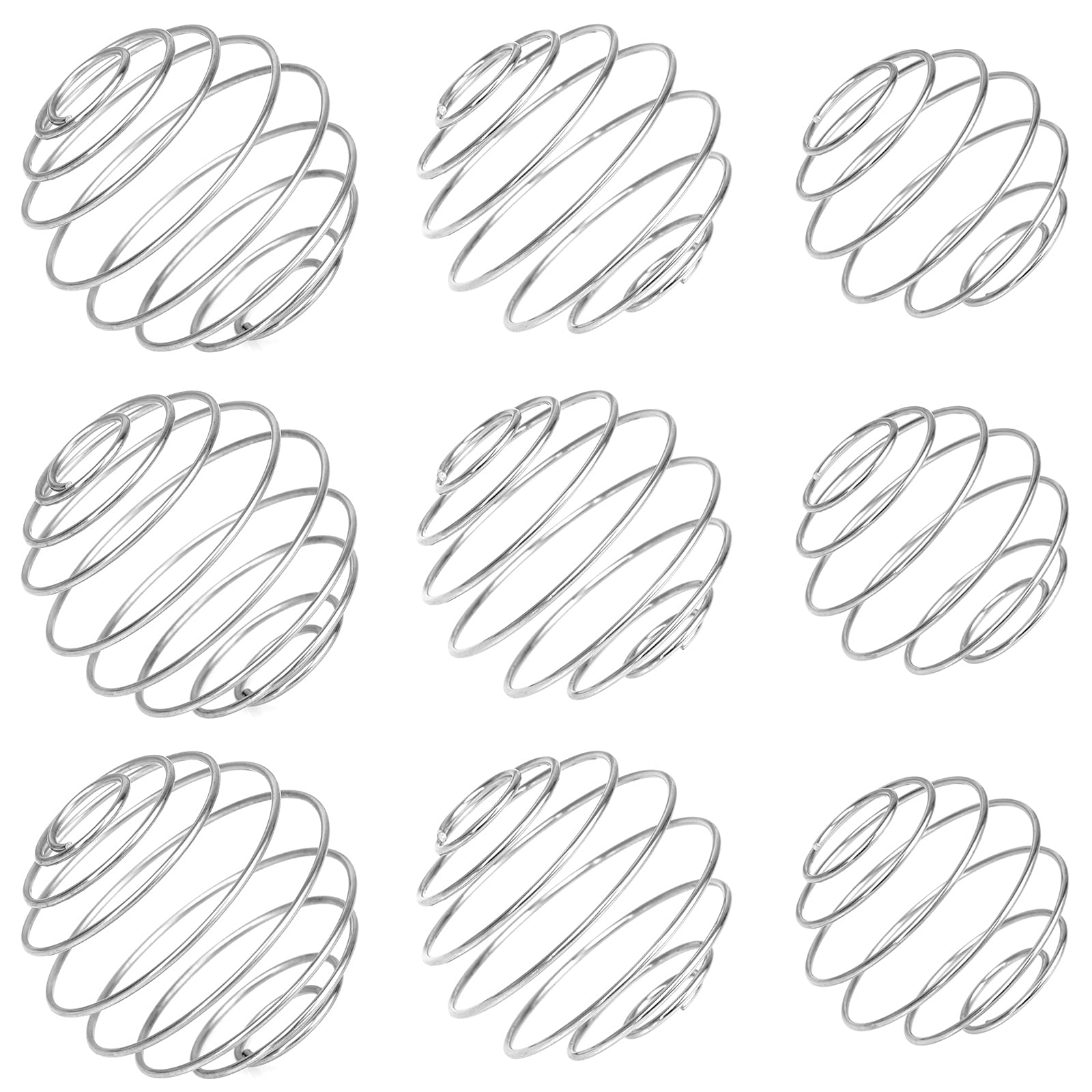 9-Piece 304 Stainless Steel Whiskey Shaker Balls - 3 Sizes for Protein Shaker, Milkshake & Wine Blender - Durable Mixing Balls for Shaker Bottles & Drinking Cups - Perfect for Gym, Bar & Home Use