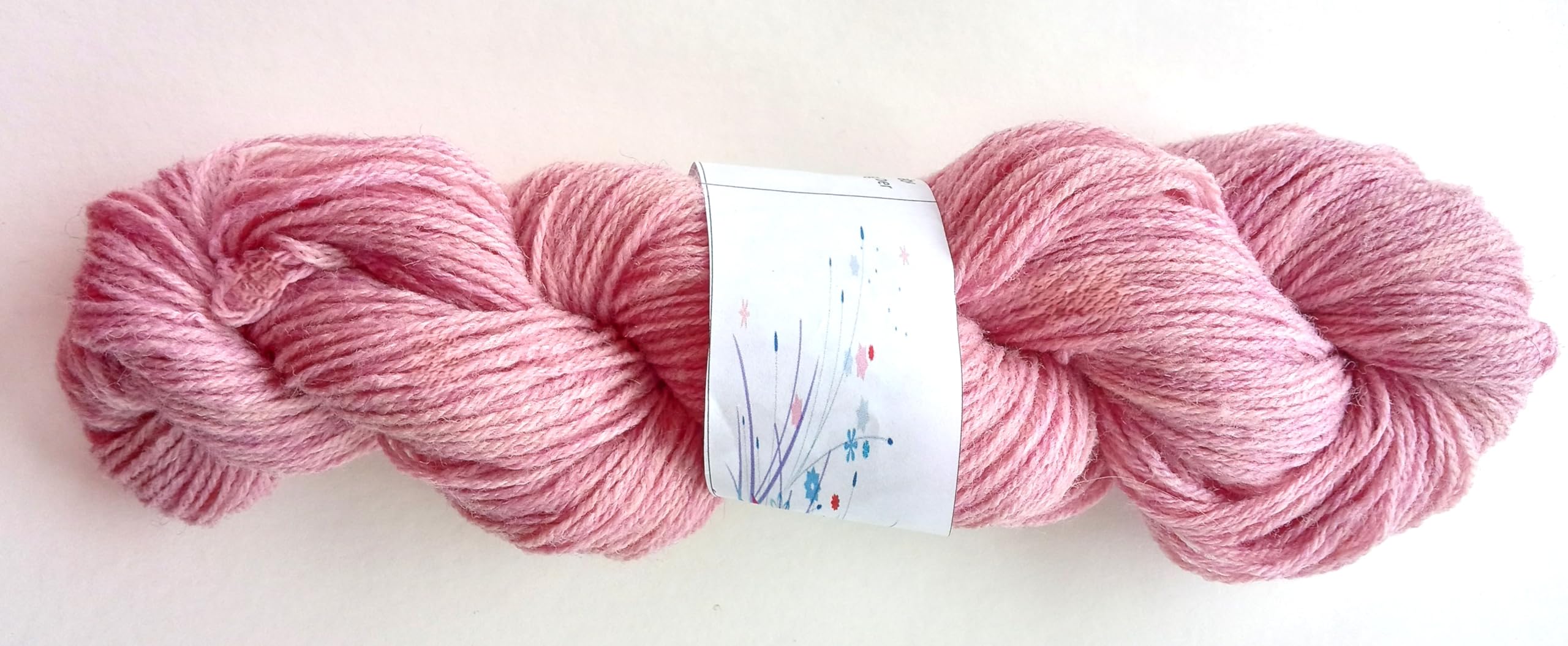 Soft Acrylic Wool Blend Sport Weight Yarn in Tea Rose Pink - Perfect for Knitting Sweaters, Scarves & Baby Blankets - Premium Crafting Yarn for Crochet & DIY Projects