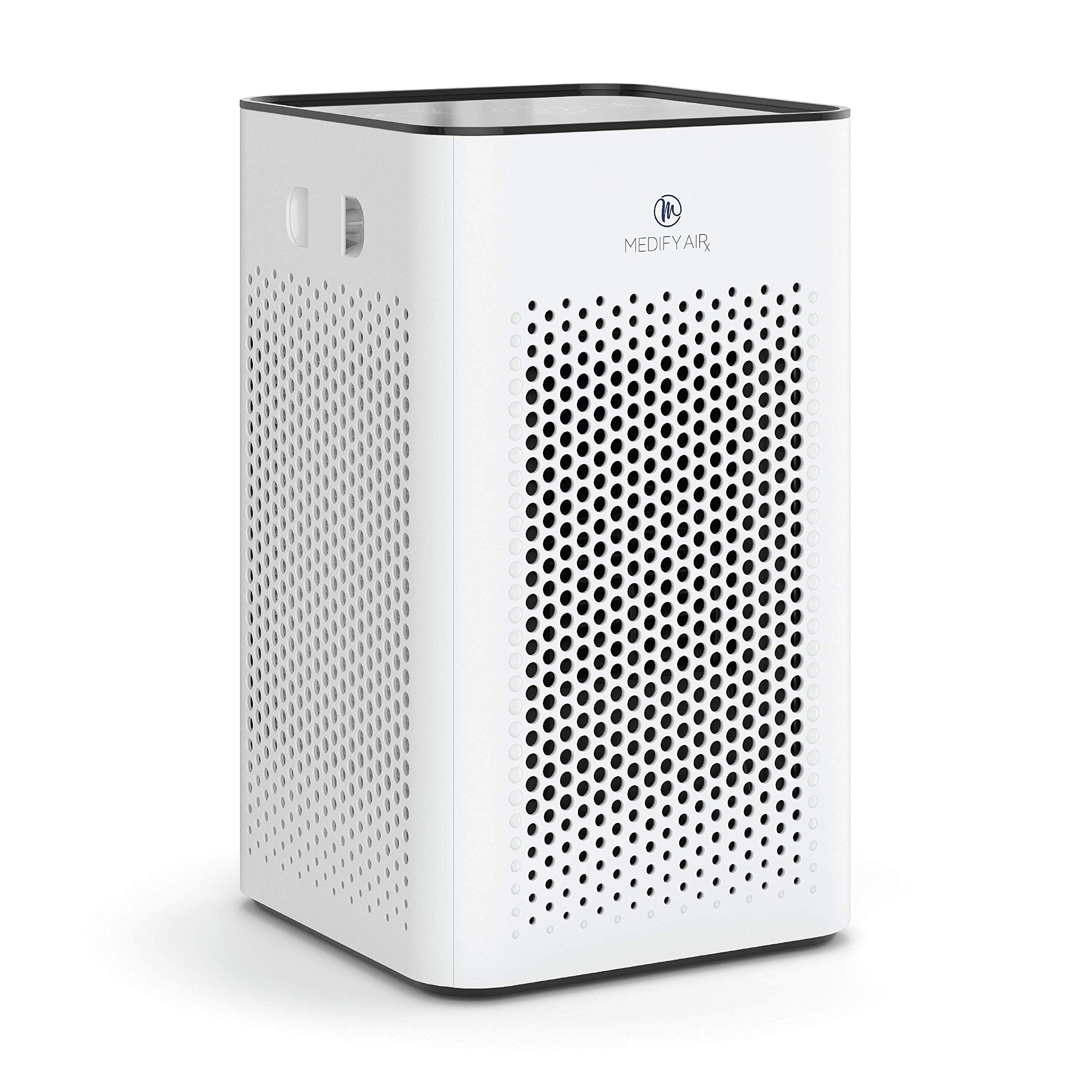 Medify MA-25 H13 True HEPA Air Purifier - Covers 825 sq.ft in 1 Hour for Allergies, Smoke, Wildfire, Odor, Pollen & Pet Dander - Removes 99.9% of Particles Down to 0.1 Micron - White (1-Pack) | Perfect for Bedrooms, Living Rooms & Offices with Air Quality Concerns