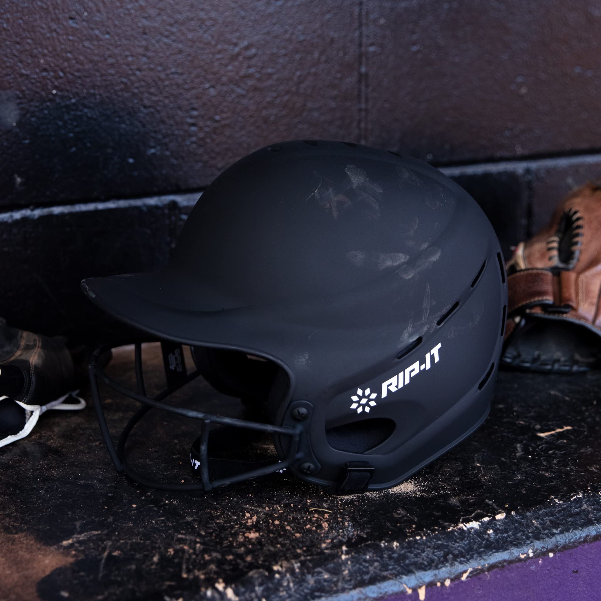 RIP-IT Vision Pro Softball Batting Helmet - Lightweight Matte Finish for Women - Perfect for Fastpitch, Slowpitch & Training - Comfortable Protective Gear for Games & Practice