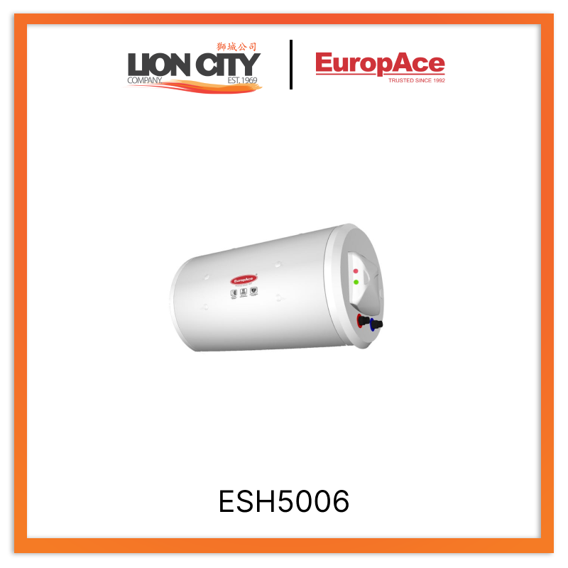 Europace ESH5006 50L Electric Storage Water Heater - Energy Efficient Hot Water Solution for Home & Small Business Use