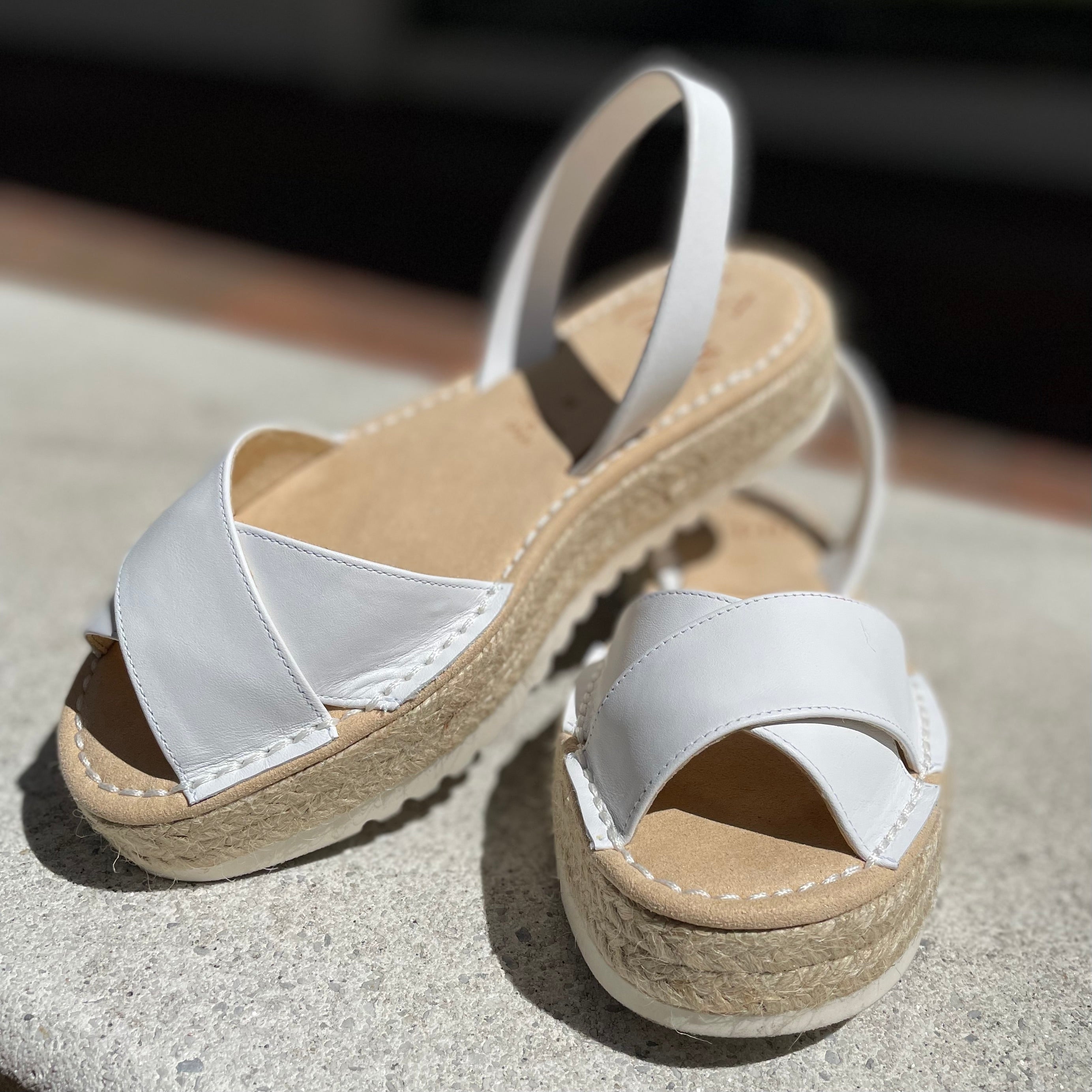 LA x Confetti Crossover Platform Espadrille Sandals - Women's Fashion Summer Shoes for Beach, Wedding & Vacation Outfits