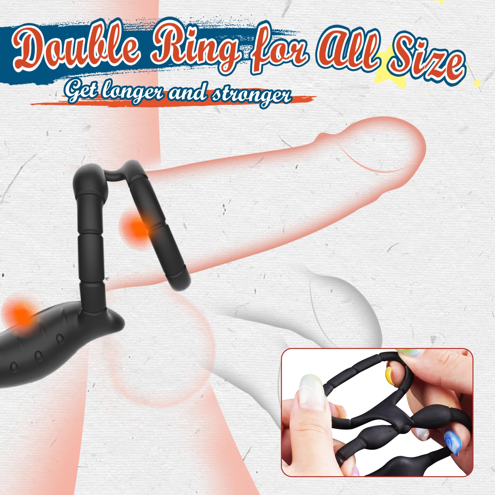 Premium Prostate Massager & Vibrating Cock Ring for Men - Dual Stimulation Remote Control Anal Plug with Bullet Vibrator - Intimate Couples Play & Solo Pleasure for Enhanced Sensation