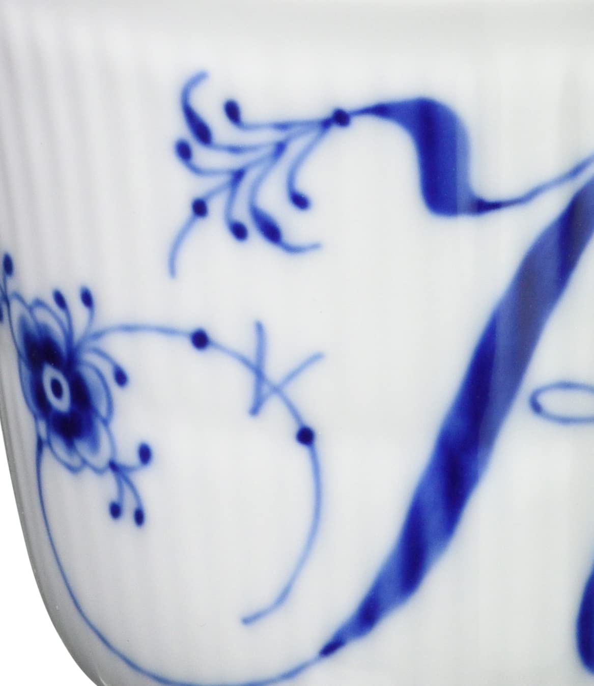 Royal Copenhagen Blue Fluted Plain High Handle Mug 11.2 oz (330ml) - Elegant Porcelain Coffee Cup for Tea & Breakfast - Perfect Wedding Gift & Bridal Shower Present