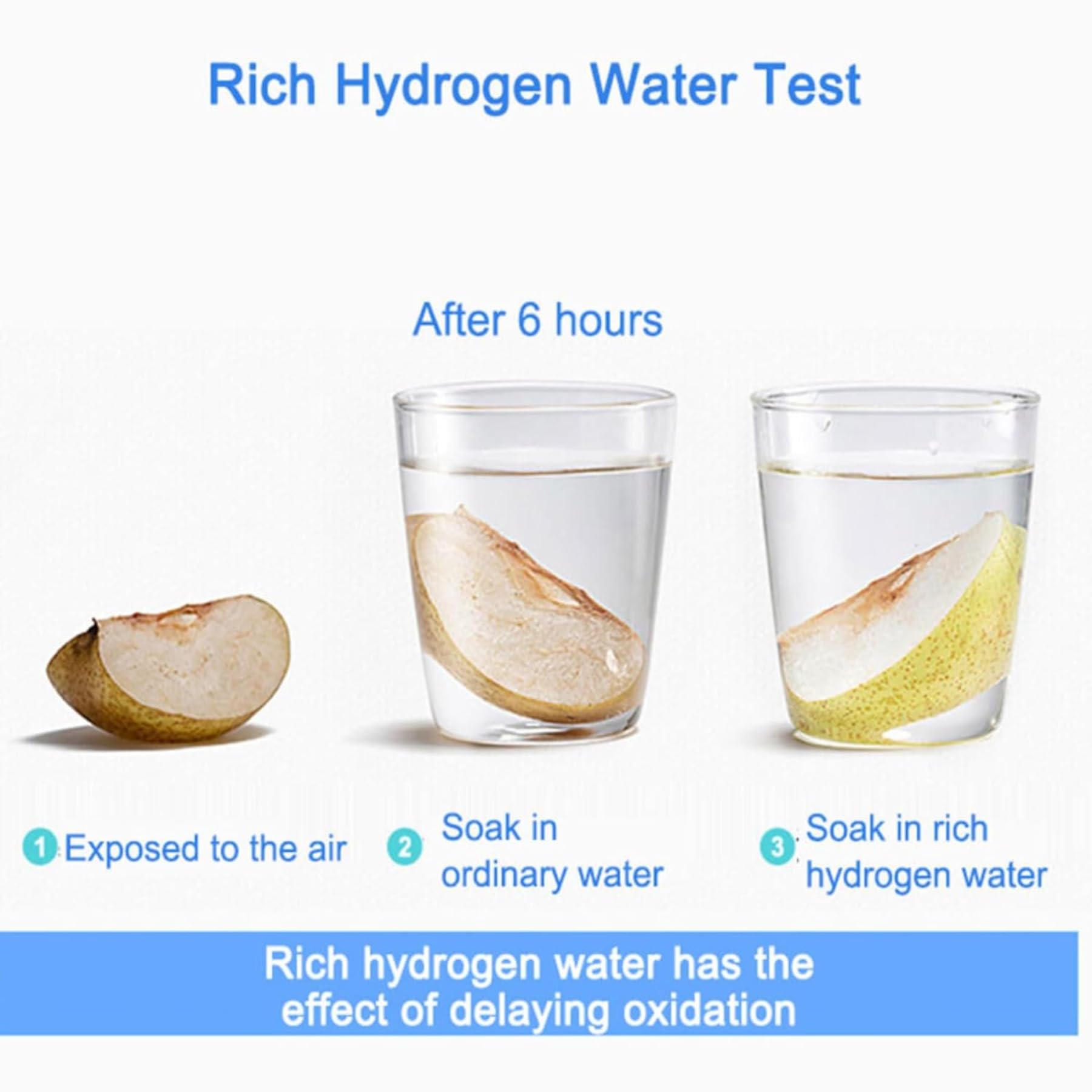 1.5L/50 Oz Large Capacity Hydrogen Water Bottle Generator with SPE/PEM Technology - Portable Hydrogen Rich Water Maker for Home, Gym & Travel - Improve Hydration & Wellness for Active Lifestyles