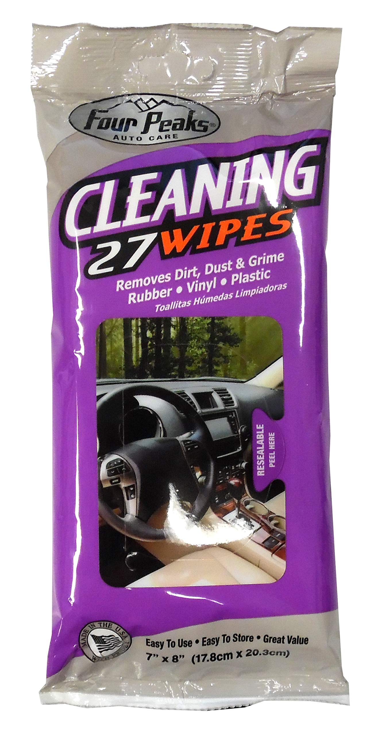 Disposable Cleaning Wipes Flat Pack - 100 Count Biodegradable Wet Wipes for Home, Office & Travel | Multi-Surface Cleaning for Kitchen, Bathroom & Electronics