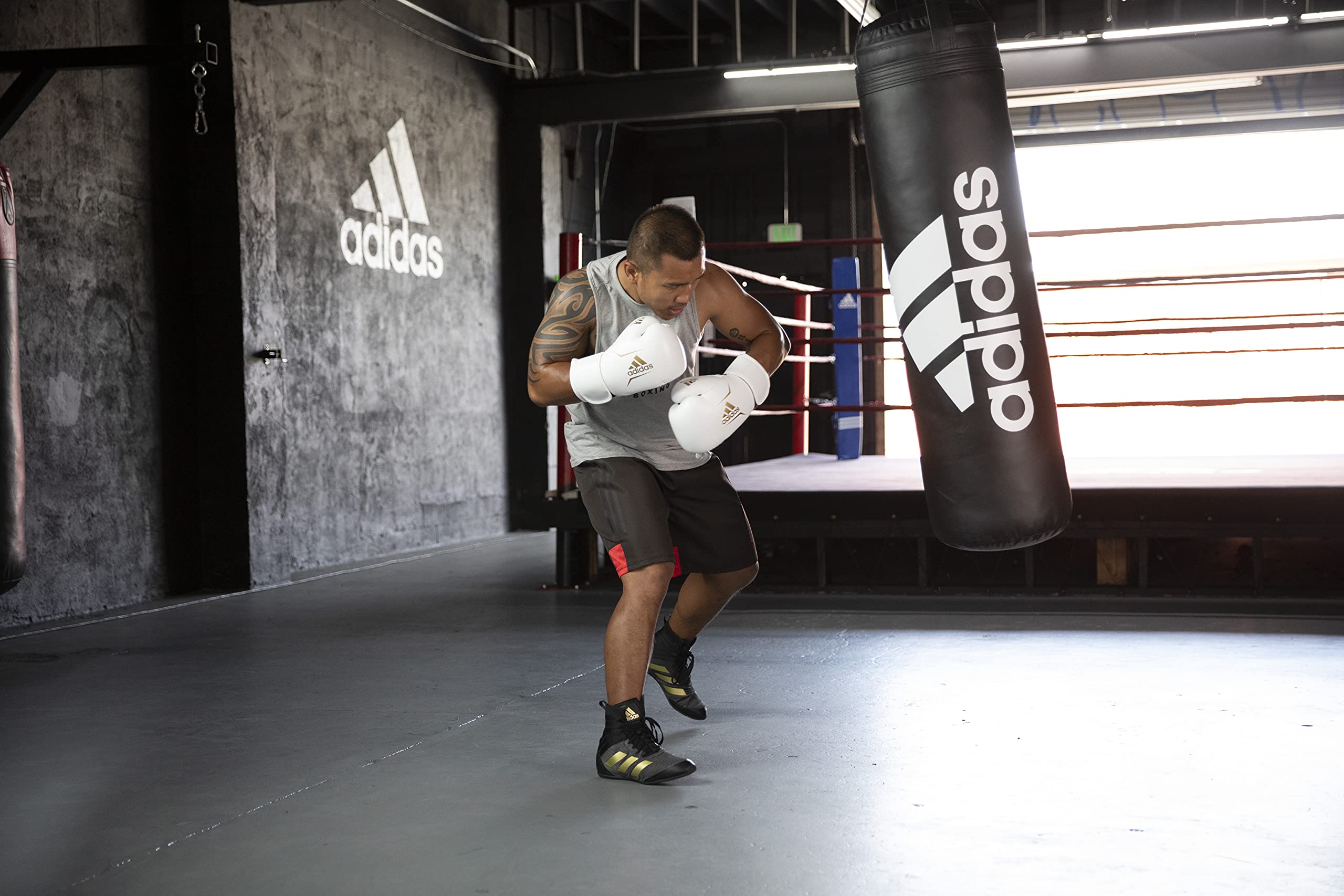 Adidas Heavy Boxing Bag for MMA, Kickboxing, Fitness & Cardio Workouts - Pre-Filled Punching Bag for Home Gym & Martial Arts Training | Perfect for Boxing Practice, Strength Training & Cardio Exercise