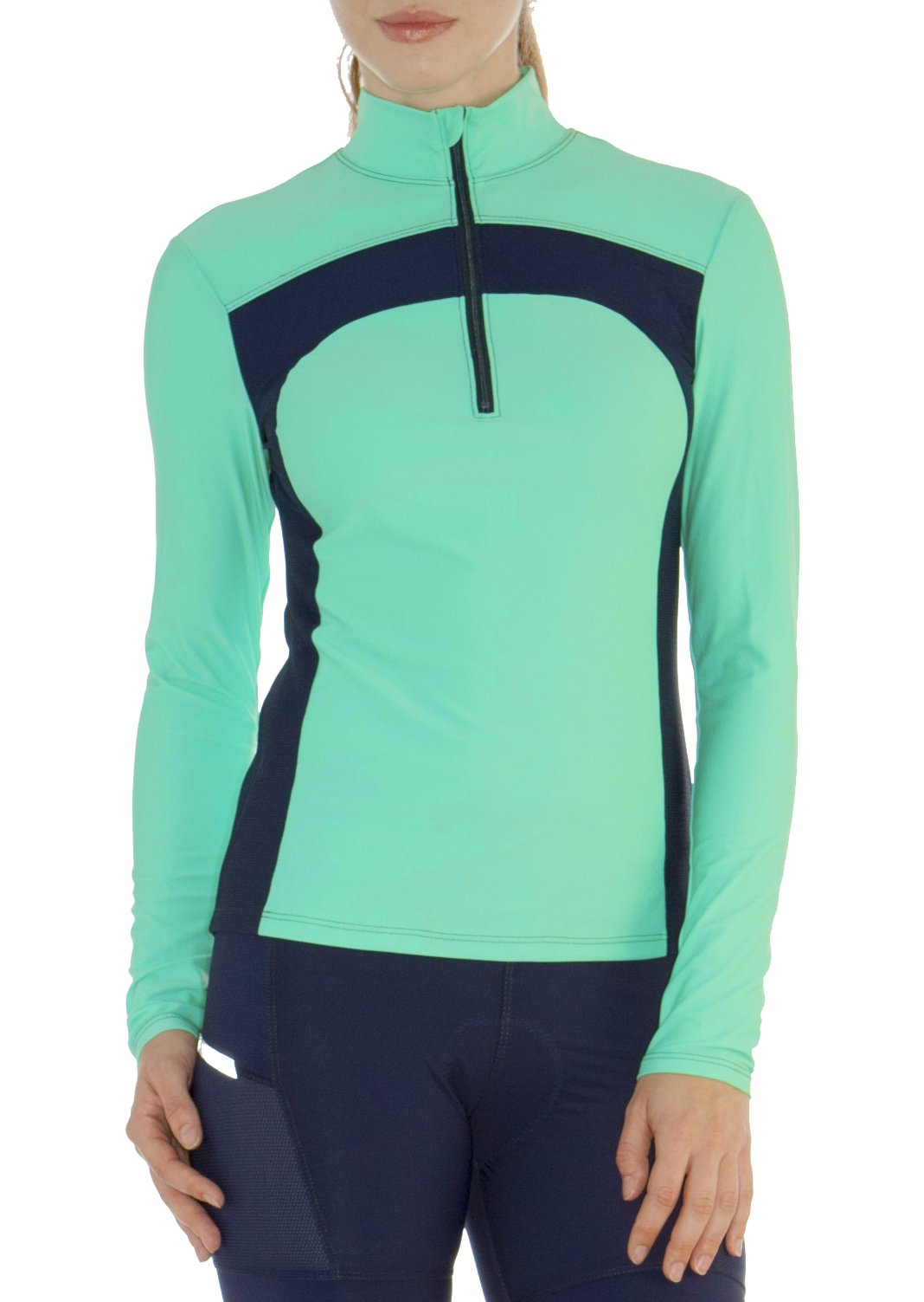 Women's Long Sleeve Jersey Top - Comfortable Stretchy Workout Shirt for Yoga, Running & Gym | Breathable Activewear for Women