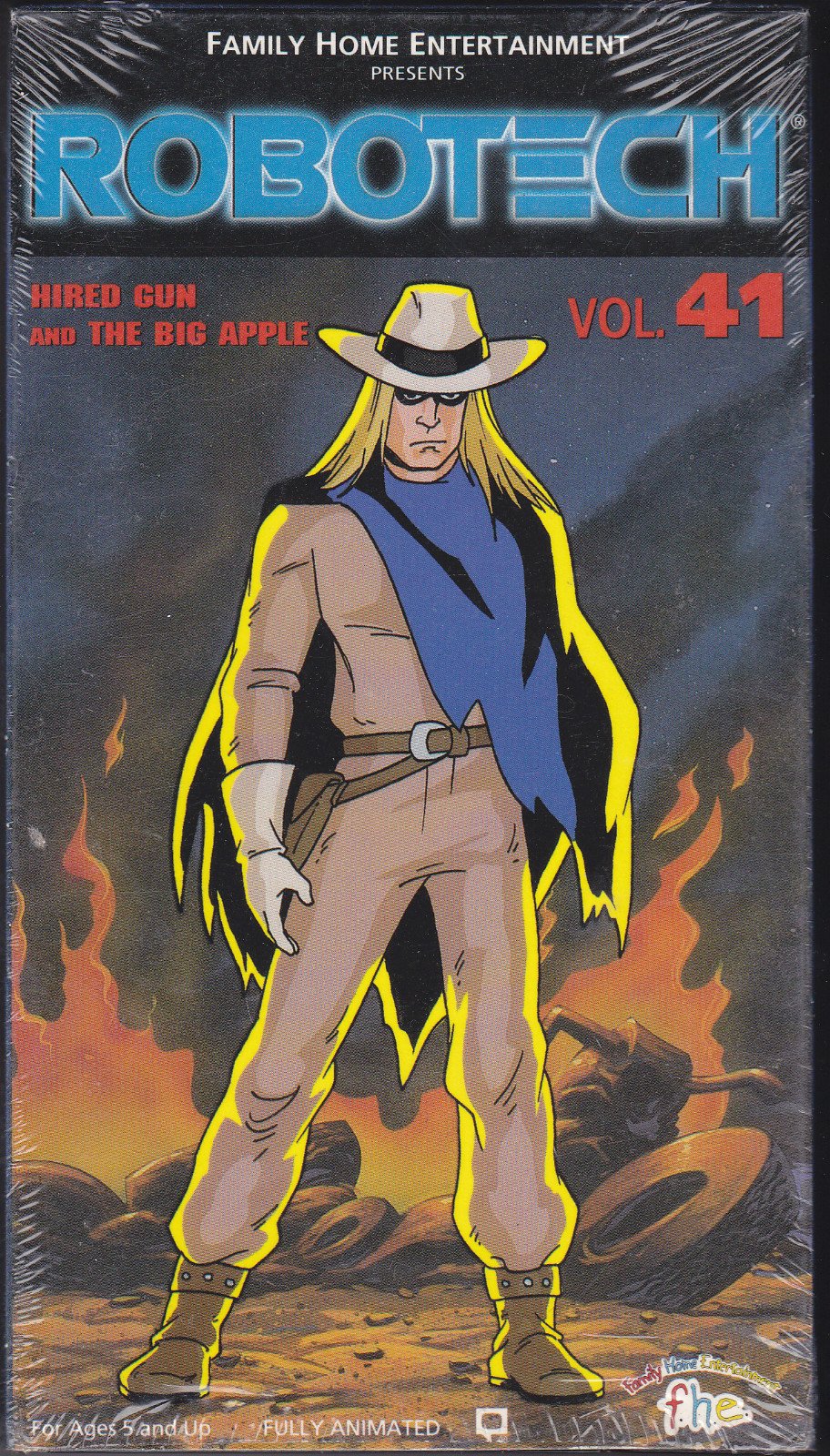 Robotech 41: Hired Gun & Big Apple VHS - Classic Anime Collector's Edition for Sci-Fi Fans & Nostalgic Viewing