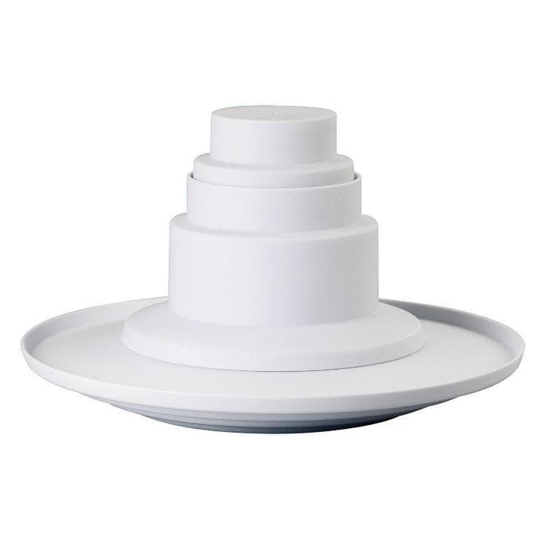 4 Tier White Stackable Cupcake and Dessert Display Stand - Perfect for Weddings, Birthday Parties, and Buffet Dessert Presentation