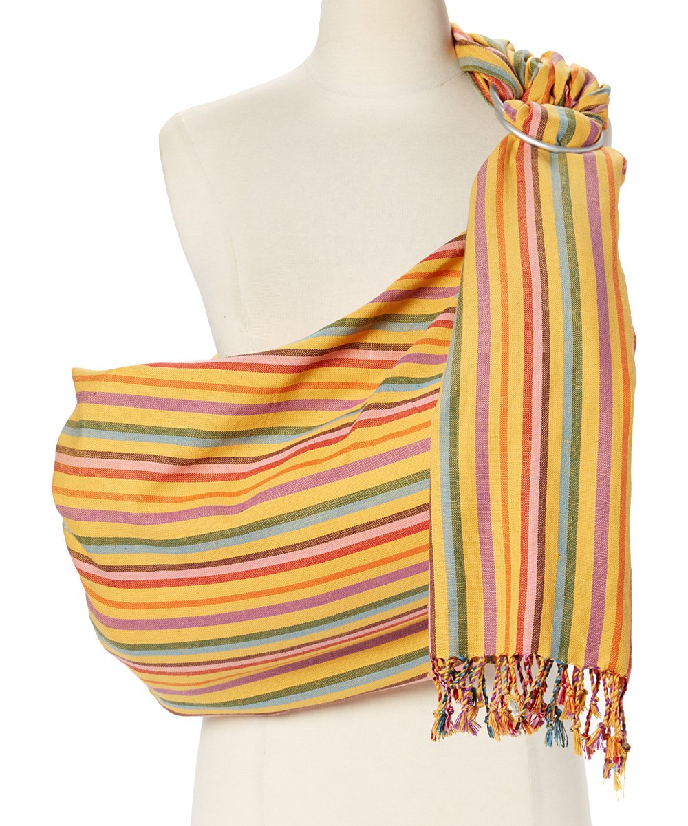 Premium Baby Wrap Ring Sling Carrier - 100% Soft Cotton Infant & Toddler Carrier (8-35 lbs) - Adjustable Ergonomic Design for Newborns to 35 lbs - Perfect Baby Shower Gift for Moms - Nursing Cover & Hands-Free Carrier for Beach, Shopping & Daily Use