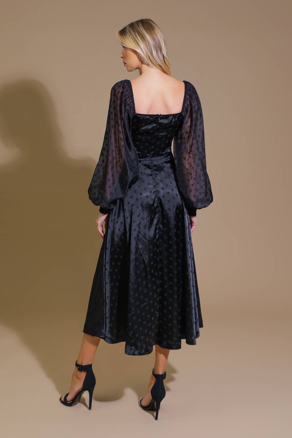 Luminous Vibes Woven Midi Dress - Elegant Flowy Summer Dress for Women, Perfect for Beach Vacations, Date Nights & Outdoor Parties