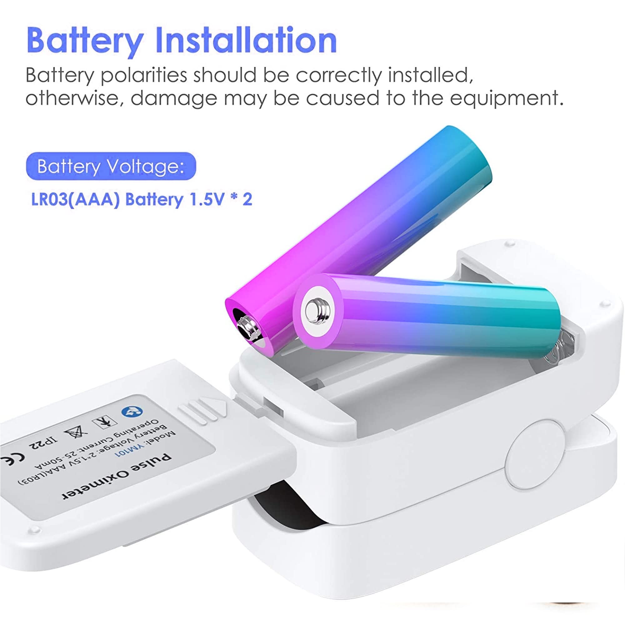 2025 Pulse Oximeter - FDA & CE Approved Finger Oxygen Monitor with Heart Rate & SpO2 Tracking - Professional Medical Grade Blood Oxygen Saturation Monitor for Hospitals, Doctors & Nurses - Includes Batteries - Perfect for Home Health Monitoring, Fitness Training & High-Altitude Activities