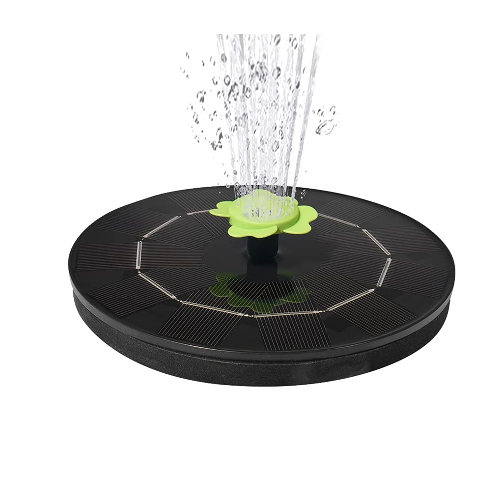 6 Spray Patterns Solar Fountain Pump - Solar Powered Floating & Standing Bird Bath Fountain for Pond, Pool, Garden, Yard | Perfect for Outdoor Decor & Attracting Birds