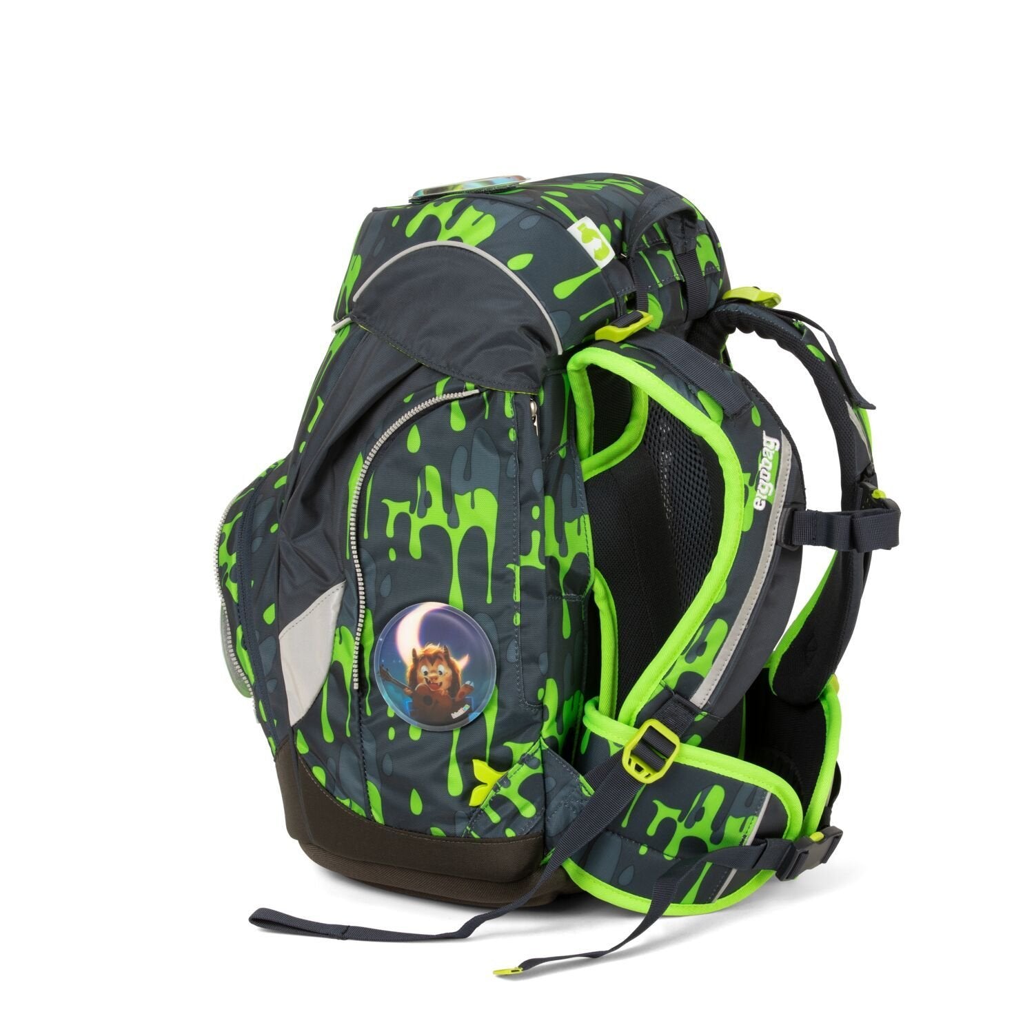 Ergobag School Backpack Set - 6 Piece Kids Backpack with Pencil Case & Accessories for Boys & Girls | Perfect for Elementary Students, Daycare & Travel