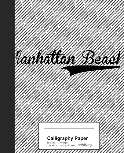 Premium Calligraphy Paper Notebook - MANHATTAN BEACH Style by Weezag | Smooth Writing Practice Paper for Calligraphy, Journaling & Lettering | Perfect for Artists, Students & Office Use