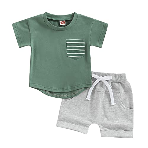 Stripe Pocket Green