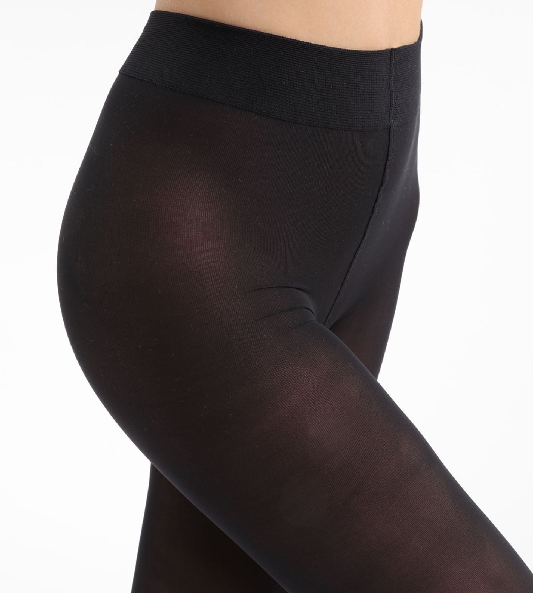 Dim Signature Semi Opaque 40D Black Tights - Ultra Soft Velvety Sheer Pantyhose for Women | Perfect for Office Wear, Date Nights & Winter Layering