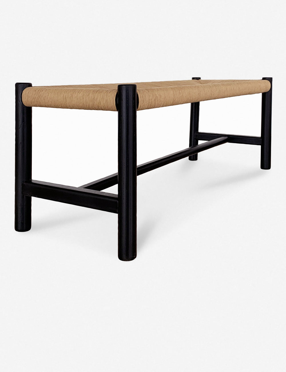 Ferrell Bench - Modern Wooden Bench for Home, Office & Outdoor - Sturdy & Comfortable Seating for Living Room, Patio, Entryway & Garden