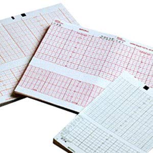 Kendall Medical Recording Chart Paper - Pack of 40 for Patient Monitoring | Compatible with Covidien 30748696 | Ideal for Hospitals, Clinics & Home Healthcare Use