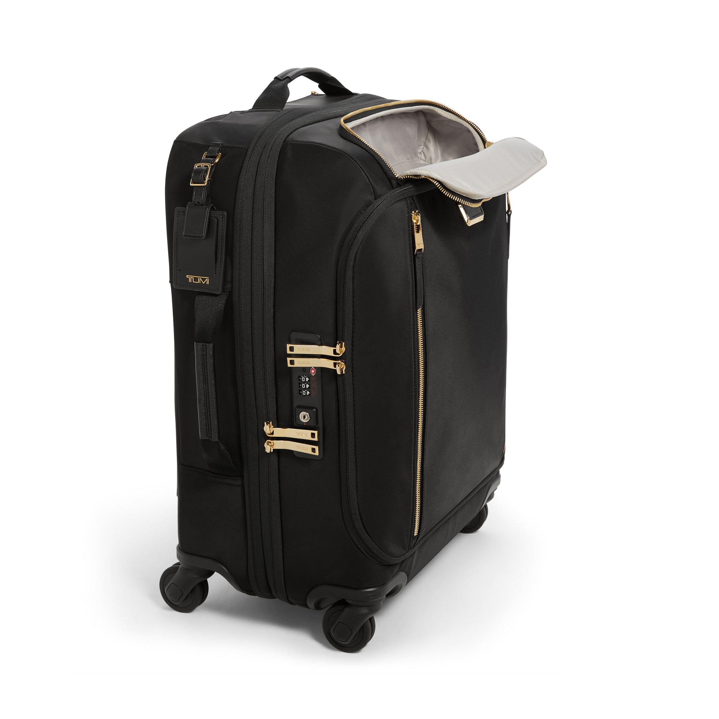 Tumi Léger Continental Expandable Carry-On Luggage - Black | Lightweight Travel Suitcase for Business Trips & Weekend Getaways