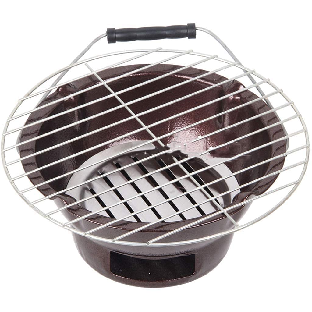 Portable BBQ Grill - Compact Charcoal Stove for Outdoor Cooking, Picnics & Camping | Small Tabletop Grill for Grilling, Soup & Herbal Medicine Preparation